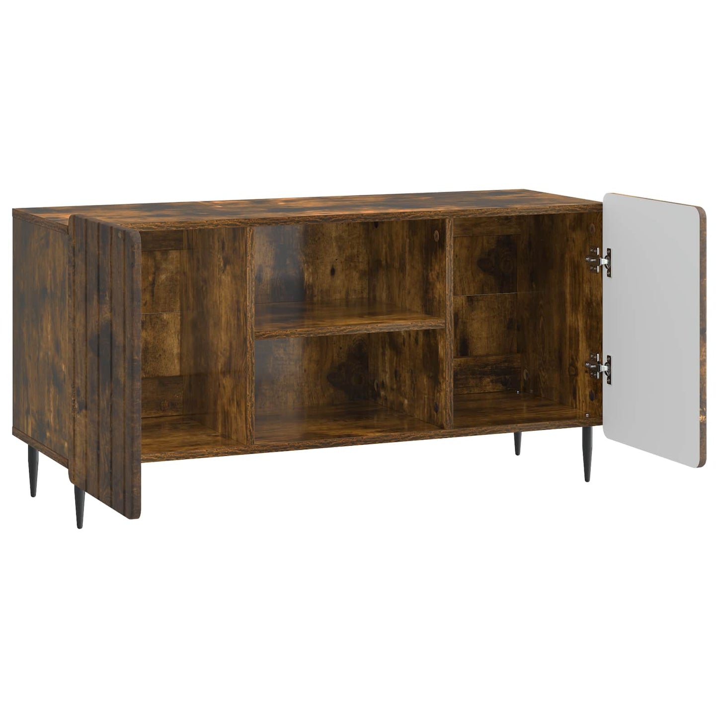 TV-Schränk 102 x 34,5 x 52 cm Räuchereiche Holzwerkstoff