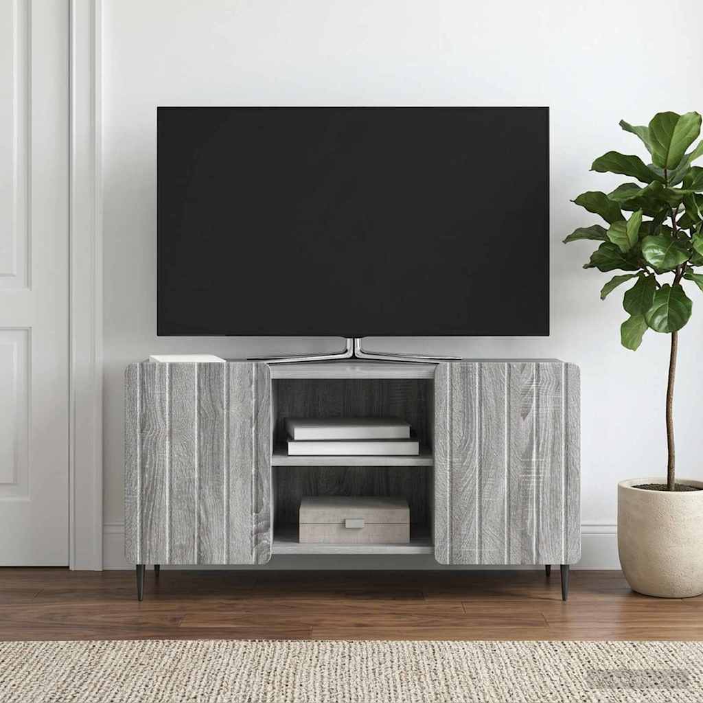 TV-Schränk 102 x 34,5 x 52 cm Sonoma-Grau Holzwerkstoff