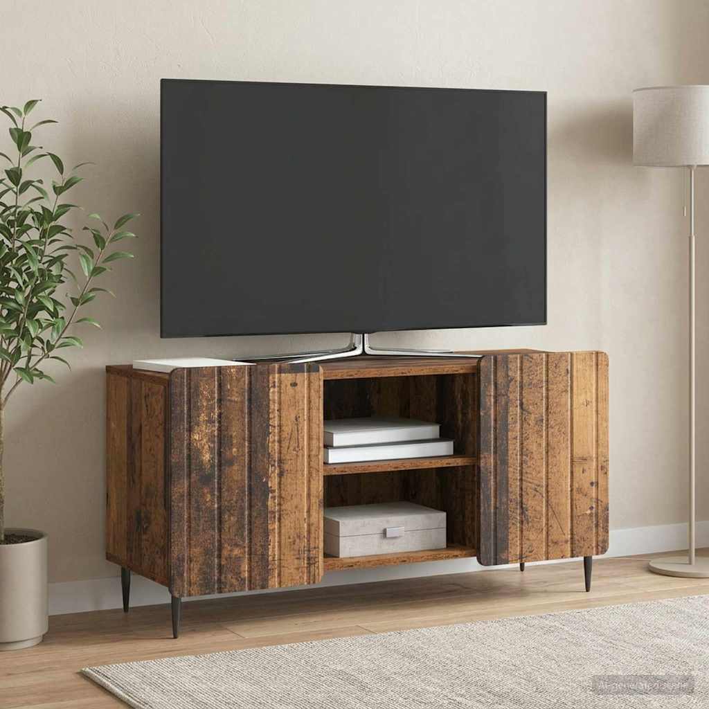 TV-Schränk 102 x 34,5 x 52 cm Altholz Holzwerkstoff