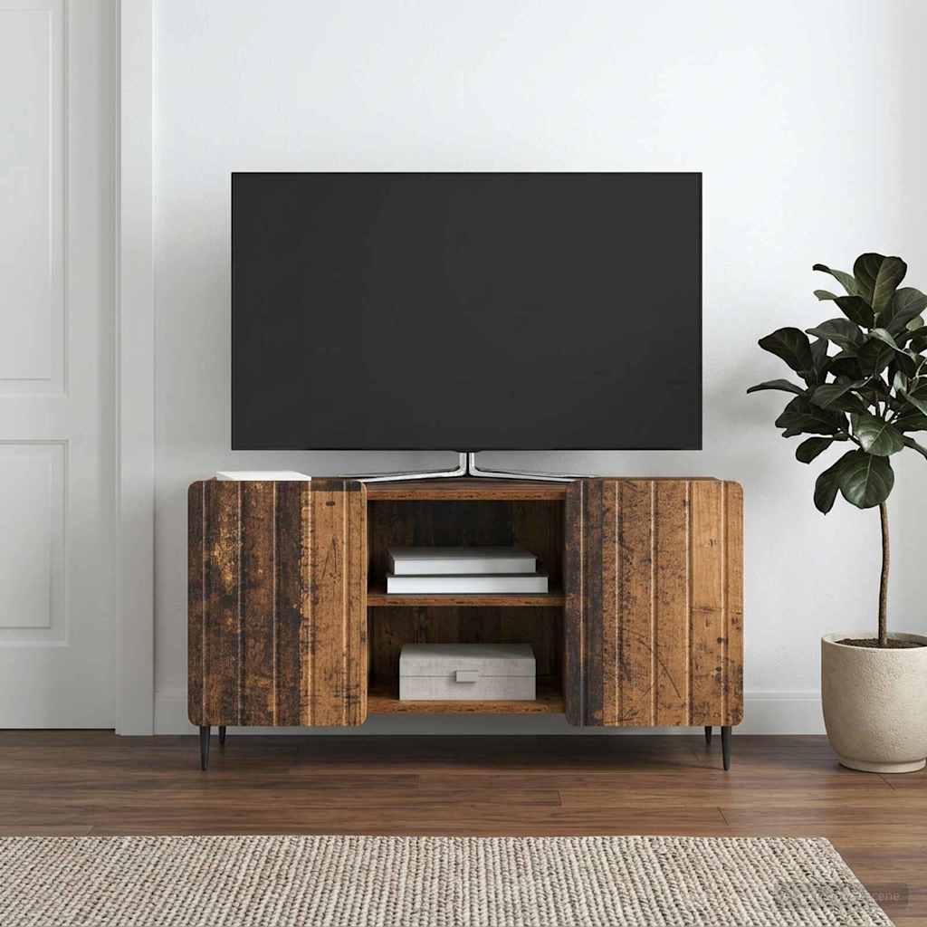 TV-Schränk 102 x 34,5 x 52 cm Altholz Holzwerkstoff