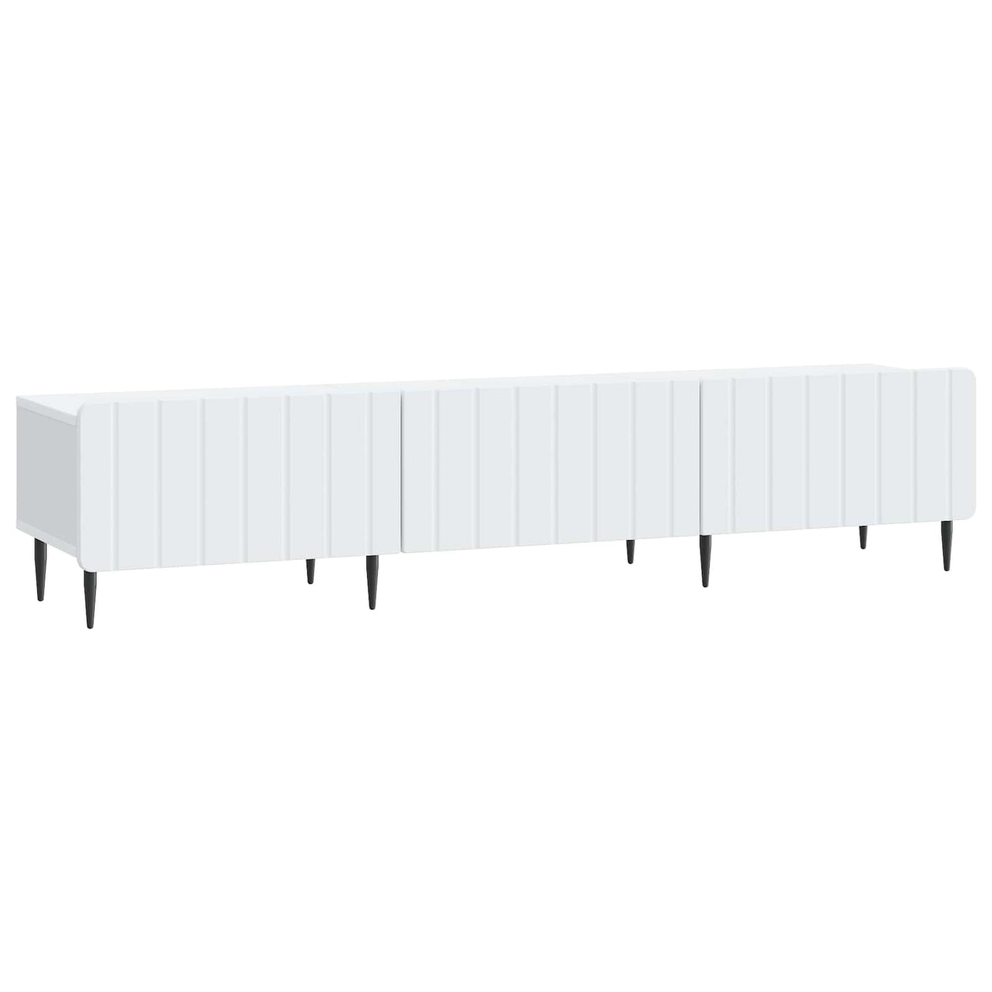 TV-Schränk mit Schubladen Weiß 147 x 34,5 x 32 cm Holzwerkstoff
