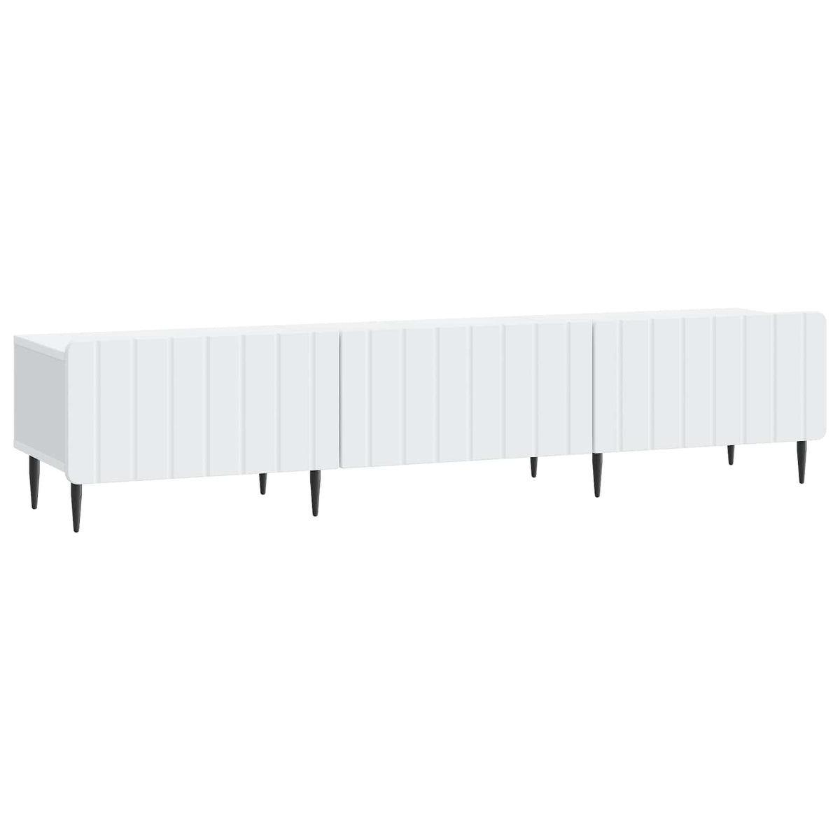 TV-Schränk mit Schubladen Weiß 147 x 34,5 x 32 cm Holzwerkstoff