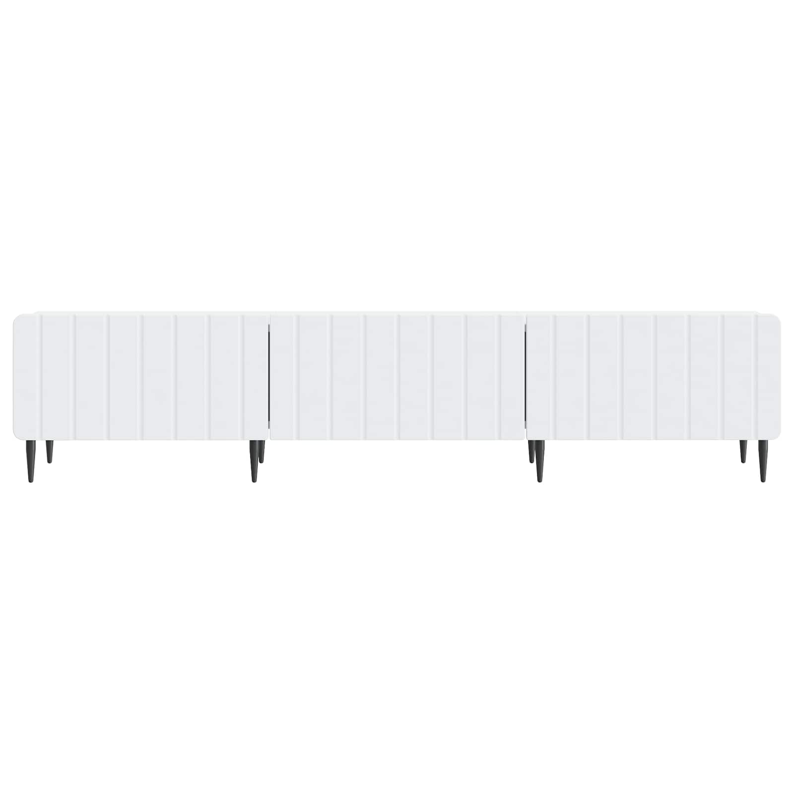 TV-Schränk mit Schubladen Weiß 147 x 34,5 x 32 cm Holzwerkstoff
