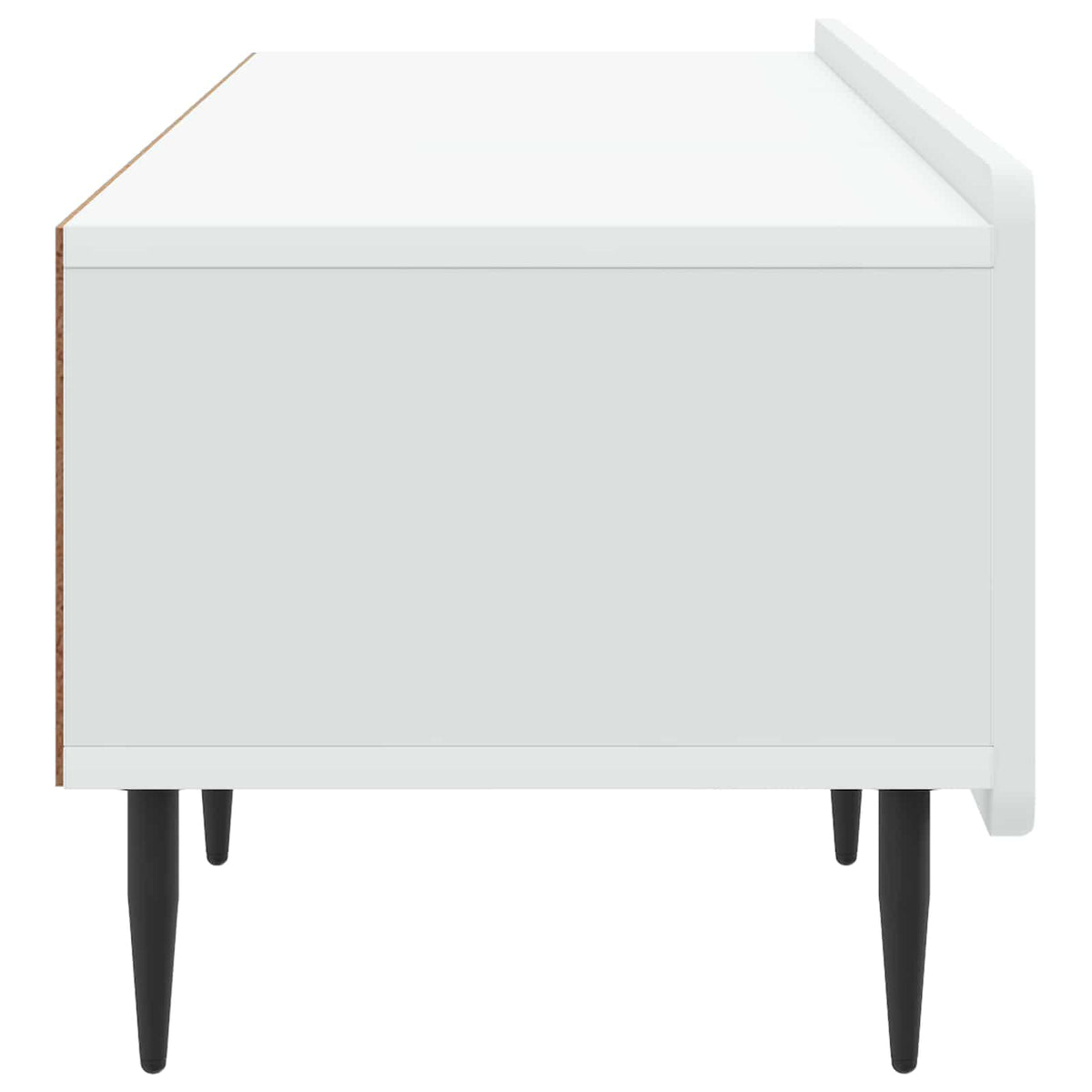 TV-Schränk mit Schubladen Weiß 147 x 34,5 x 32 cm Holzwerkstoff