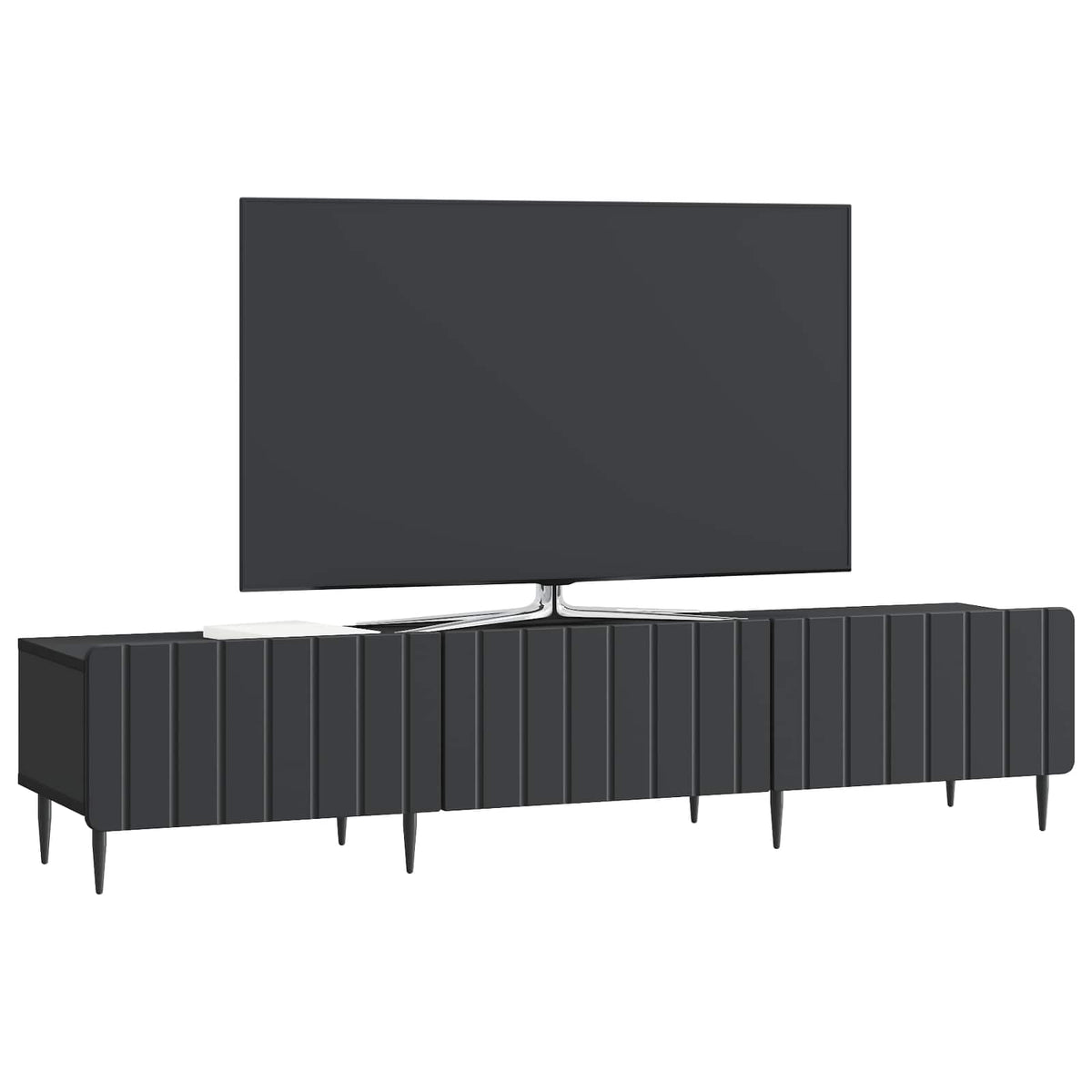 TV-Schränk Schwarz 147 x 34,5 x 32 cm Holzwerkstoff