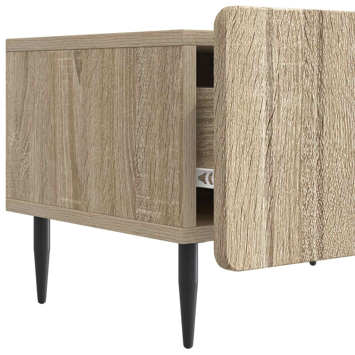 TV-Schränk 147 x 34,5 x 32 cm Sonoma-Eiche Holzwerkstoff