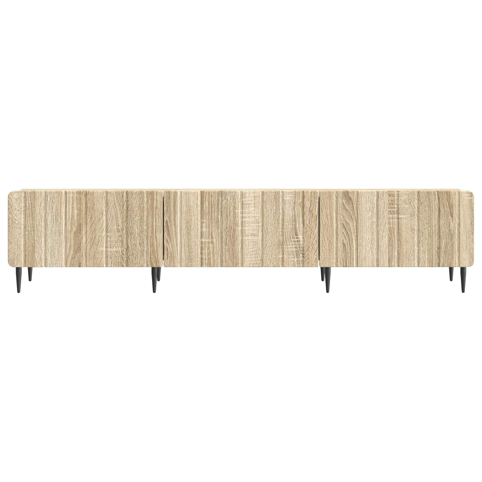 TV-Schränk 147 x 34,5 x 32 cm Sonoma-Eiche Holzwerkstoff