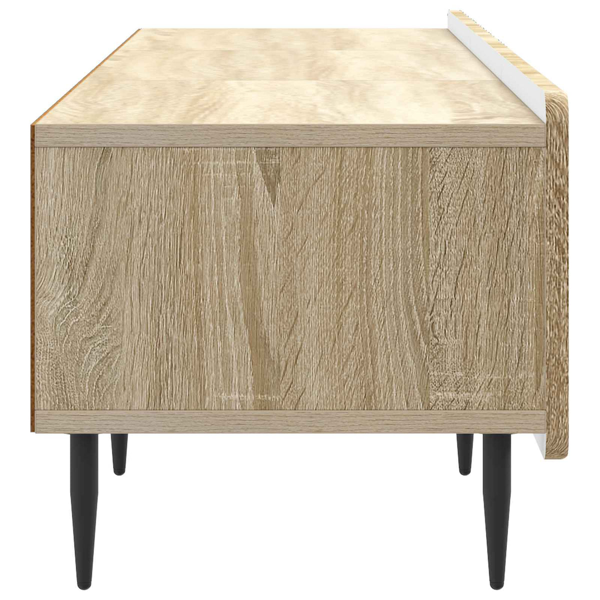TV-Schränk 147 x 34,5 x 32 cm Sonoma-Eiche Holzwerkstoff