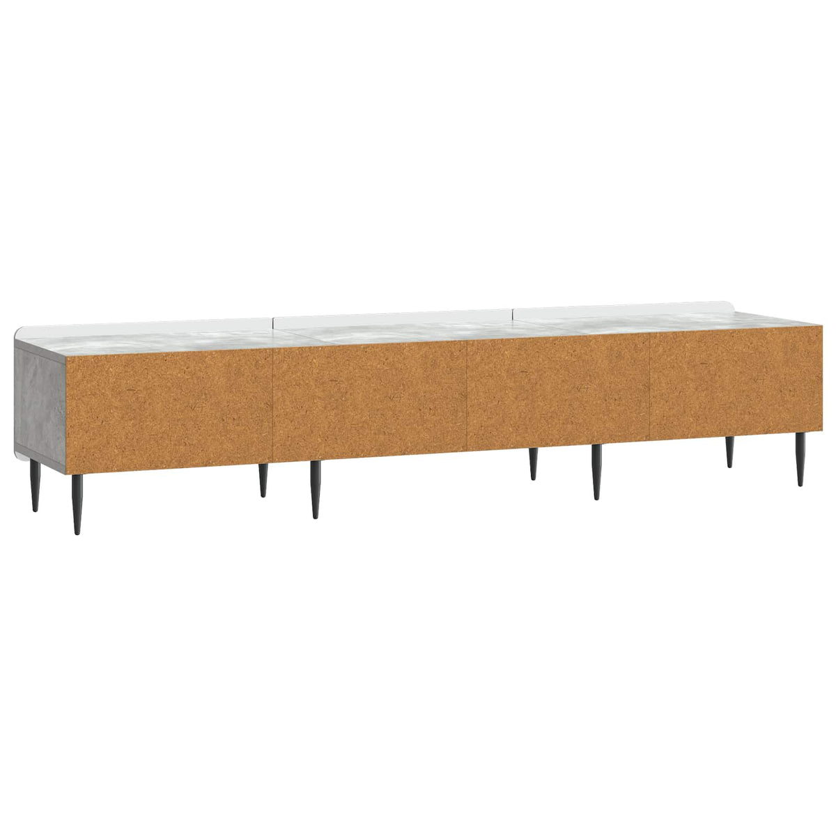 TV-Schränk Betongrau 147 x 34,5 x 32 cm Holzwerkstoff