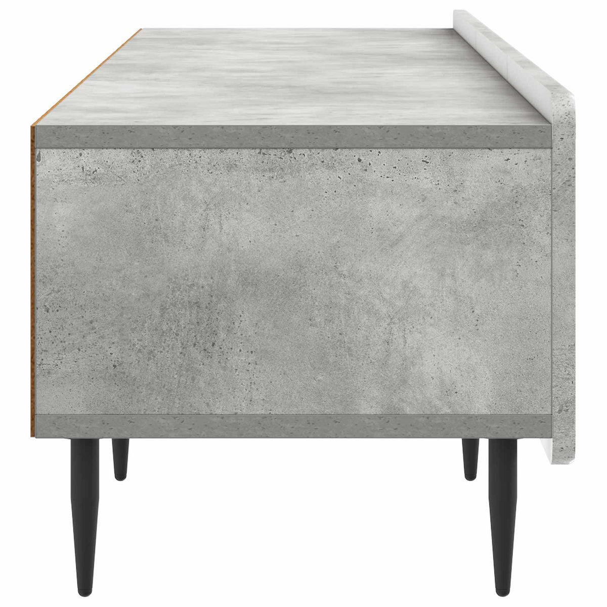 TV-Schränk Betongrau 147 x 34,5 x 32 cm Holzwerkstoff