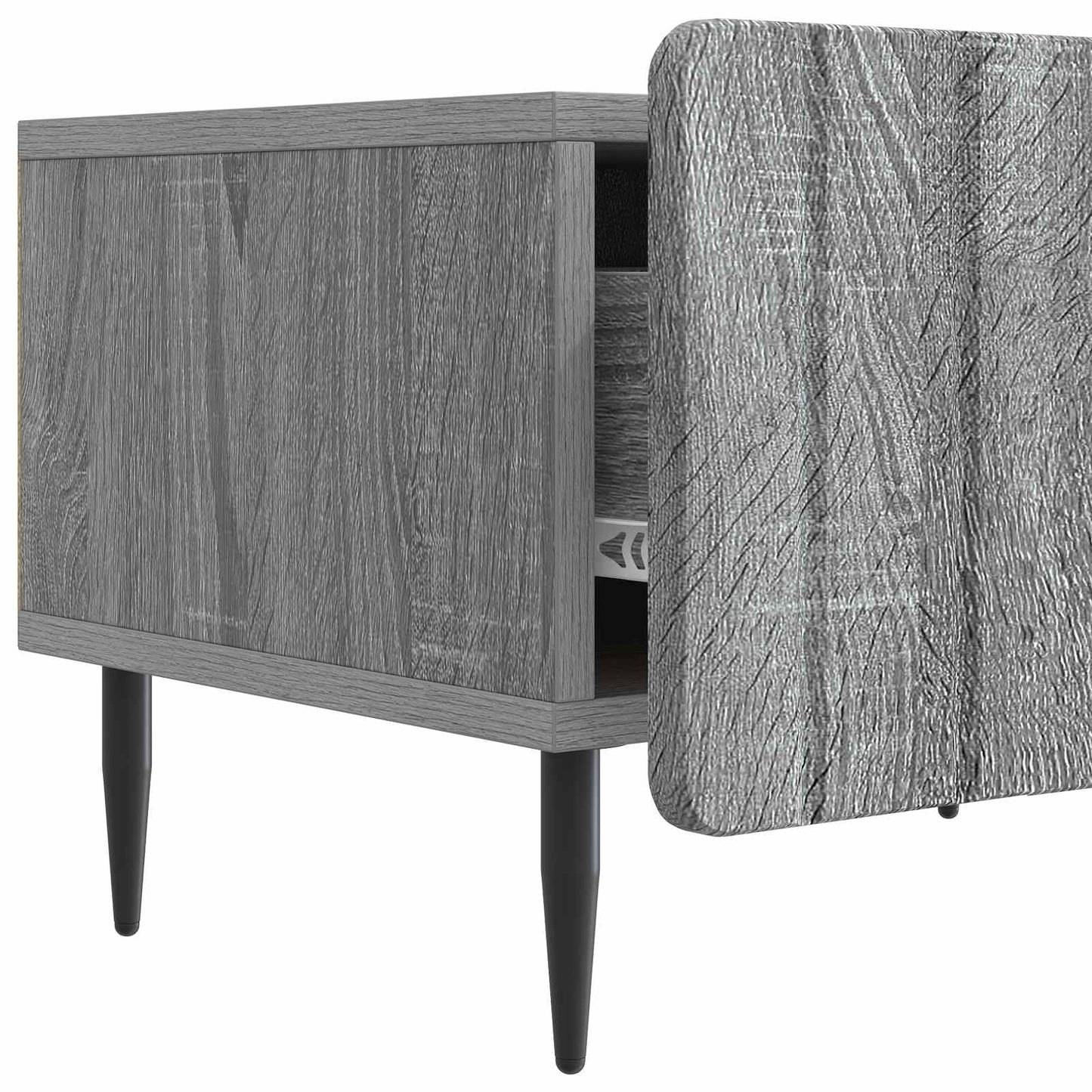 TV-Schränk Graues Sonoma 147 x 34,5 x 32 cm Holzwerkstoff
