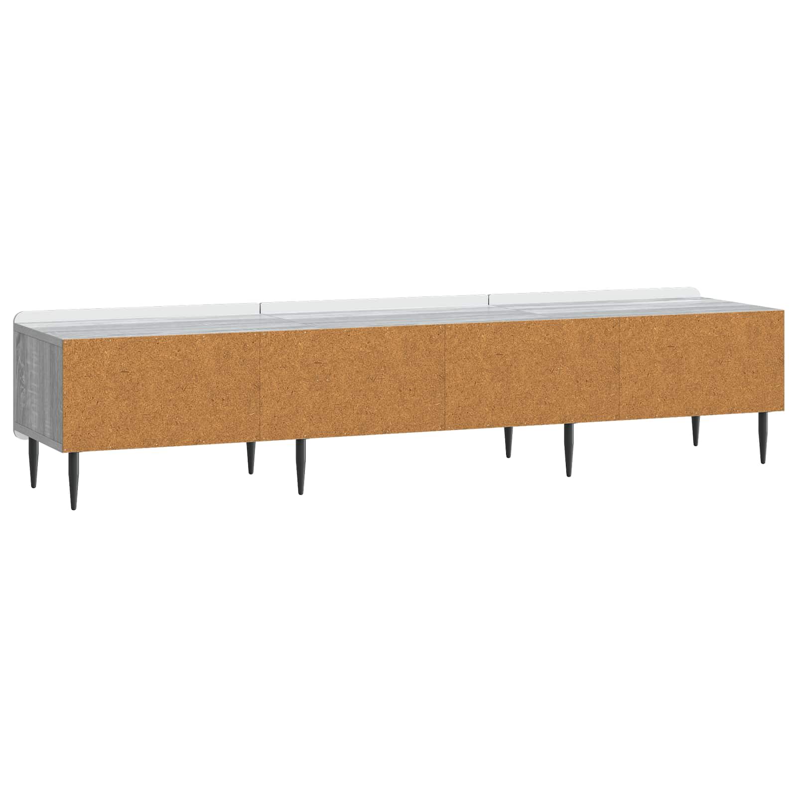 TV-Schränk Graues Sonoma 147 x 34,5 x 32 cm Holzwerkstoff