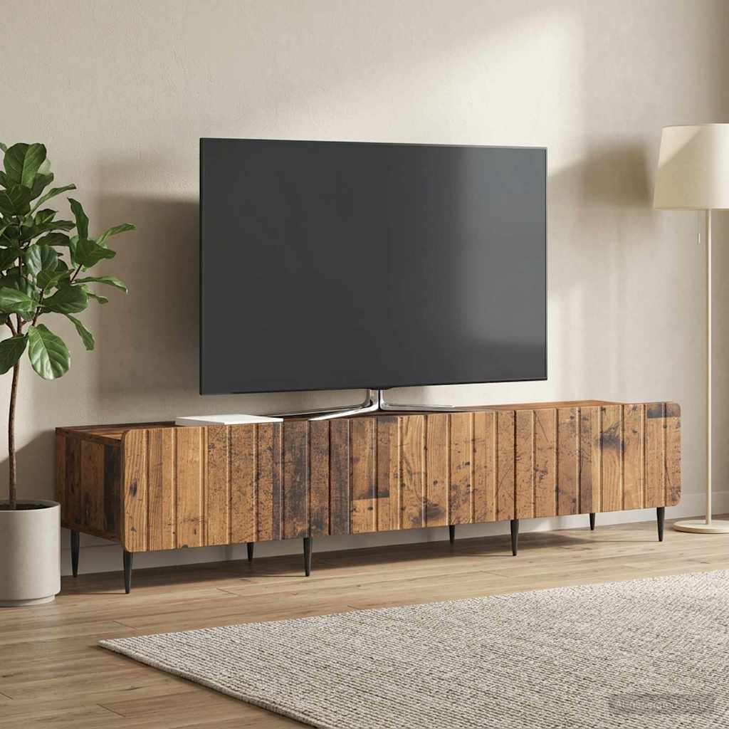 TV-Schränk Altholz 147 x 34,5 x 32 cm Holzwerkstoff