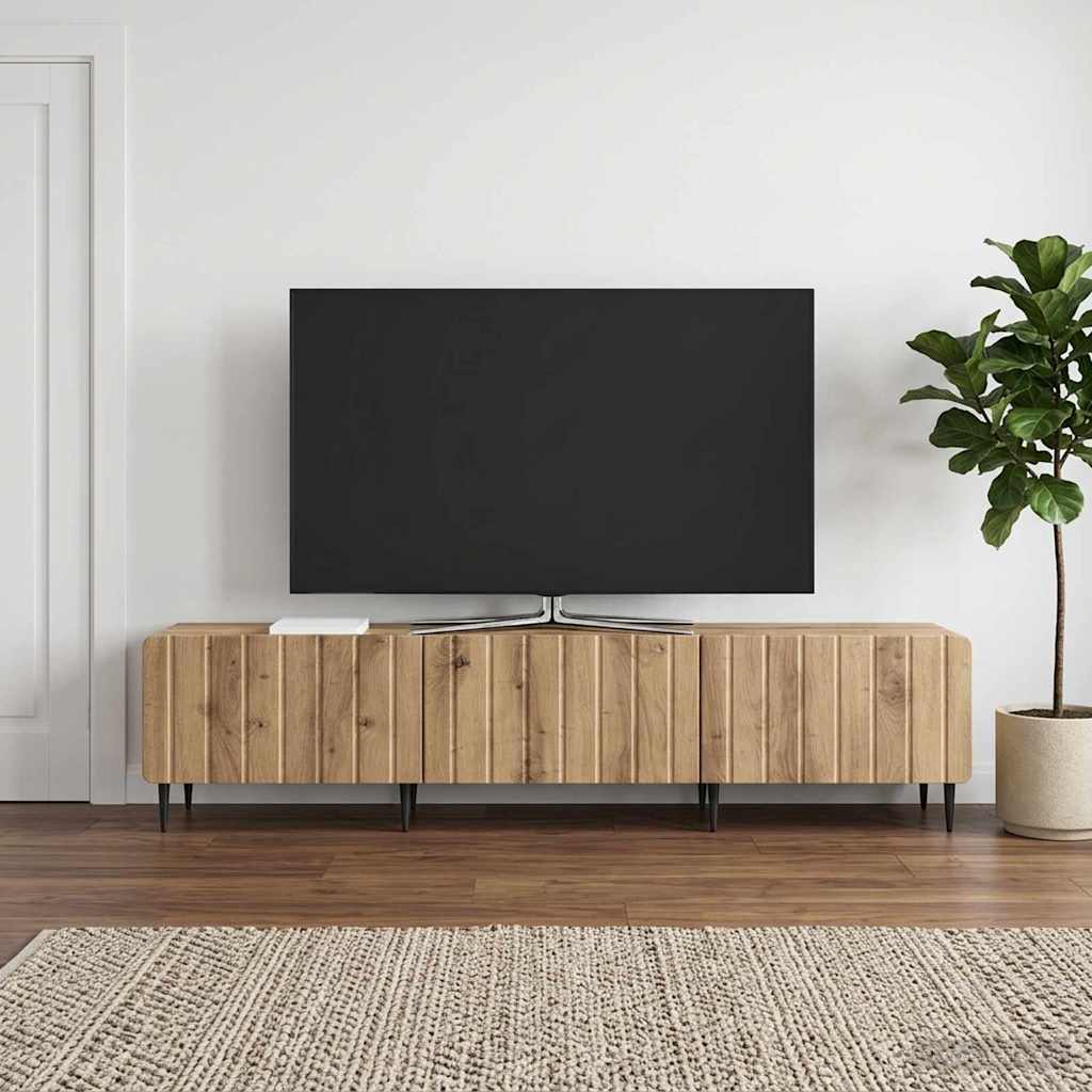 TV-Schränk 147 x 34,5 x 32 cm Artisan-Eiche Holzwerkstoff