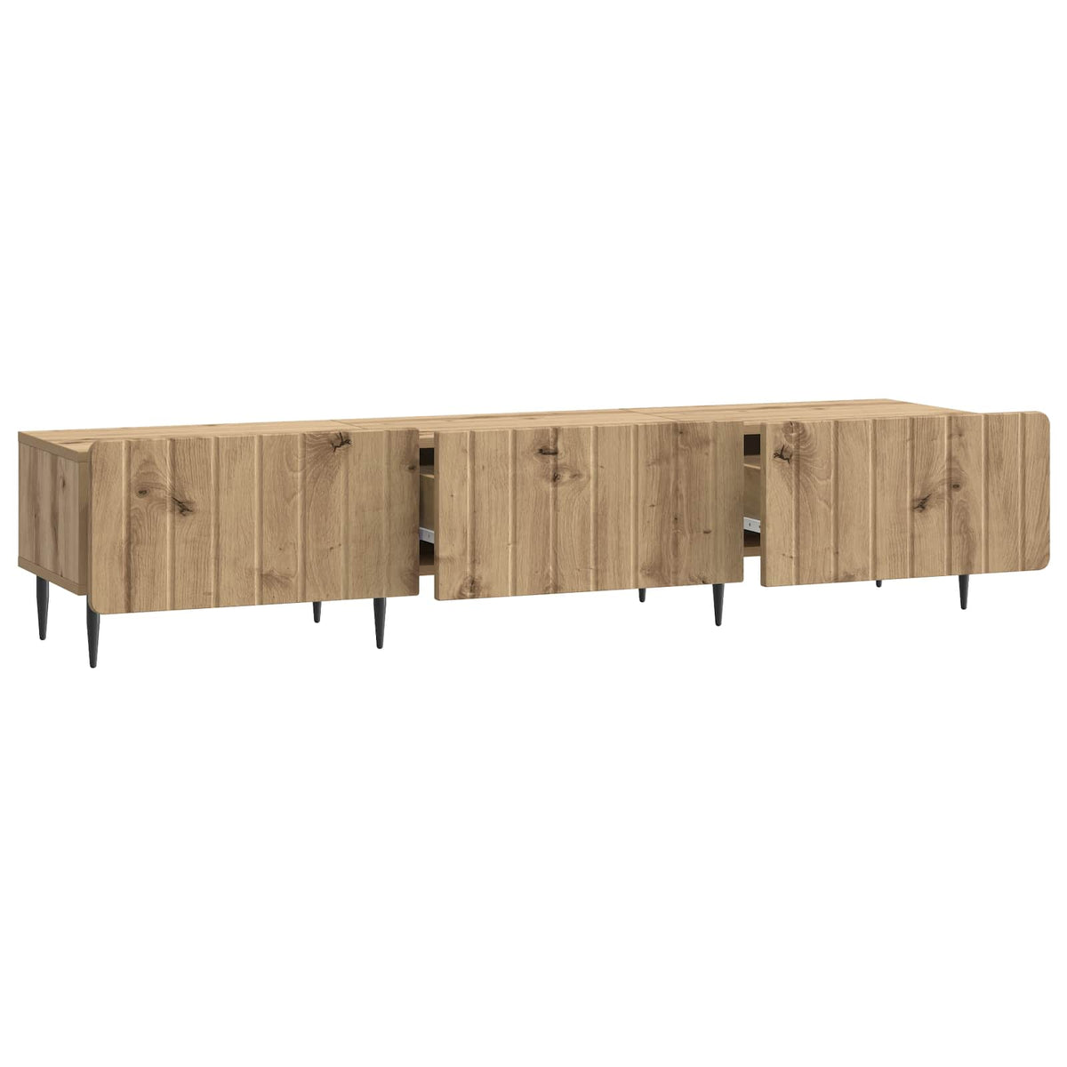 TV-Schränk 147 x 34,5 x 32 cm Artisan-Eiche Holzwerkstoff