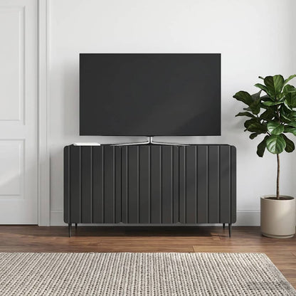 TV-Schränk 99 x 34,5 x 52 cm Schwarz Holzwerkstoff