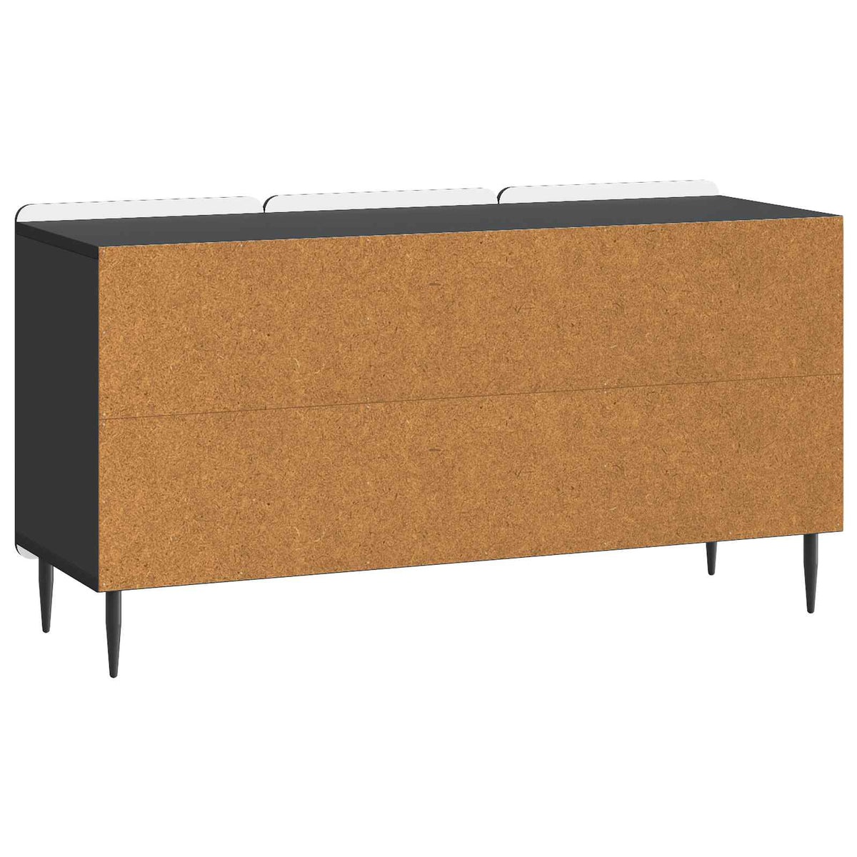 TV-Schränk 99 x 34,5 x 52 cm Schwarz Holzwerkstoff