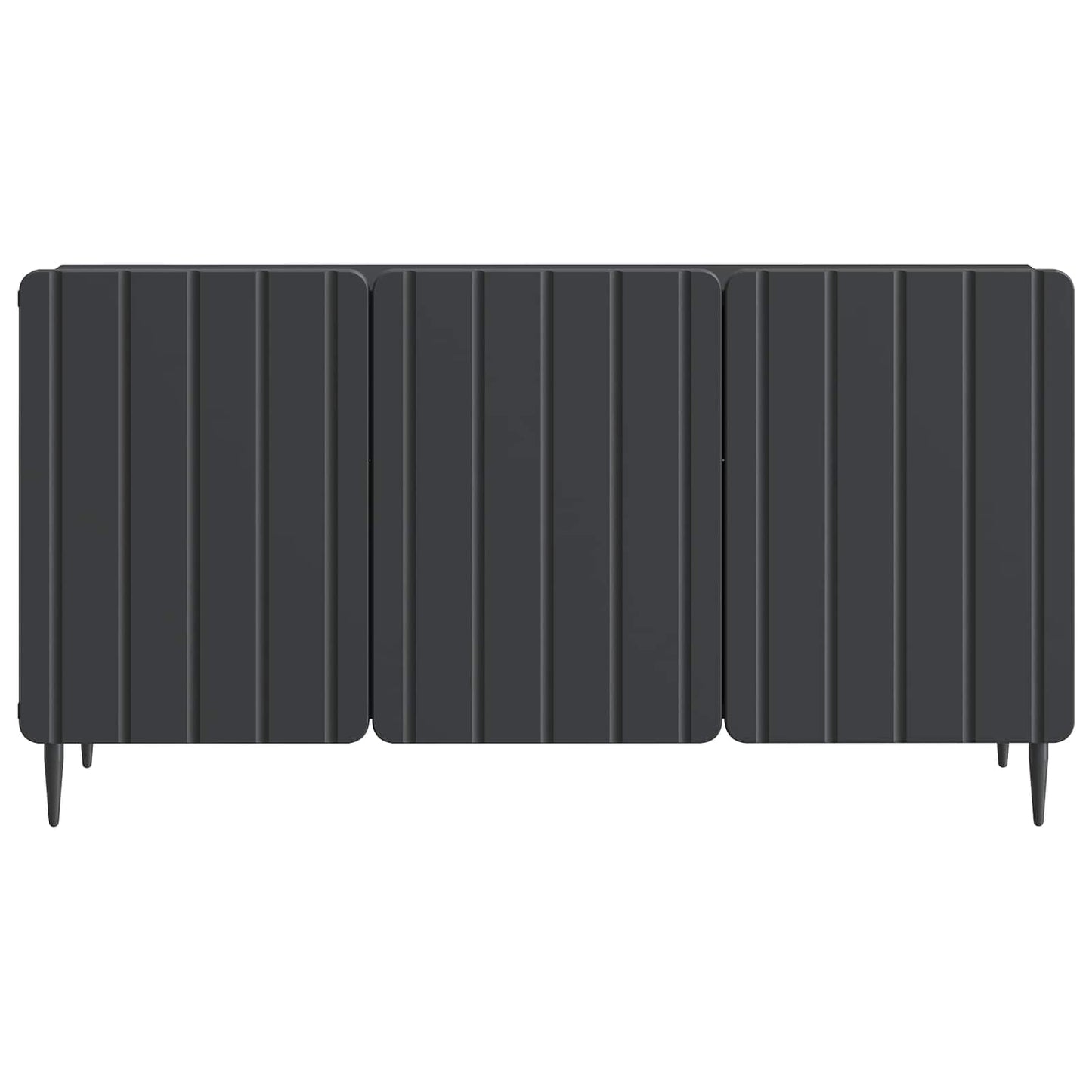 TV-Schränk 99 x 34,5 x 52 cm Schwarz Holzwerkstoff