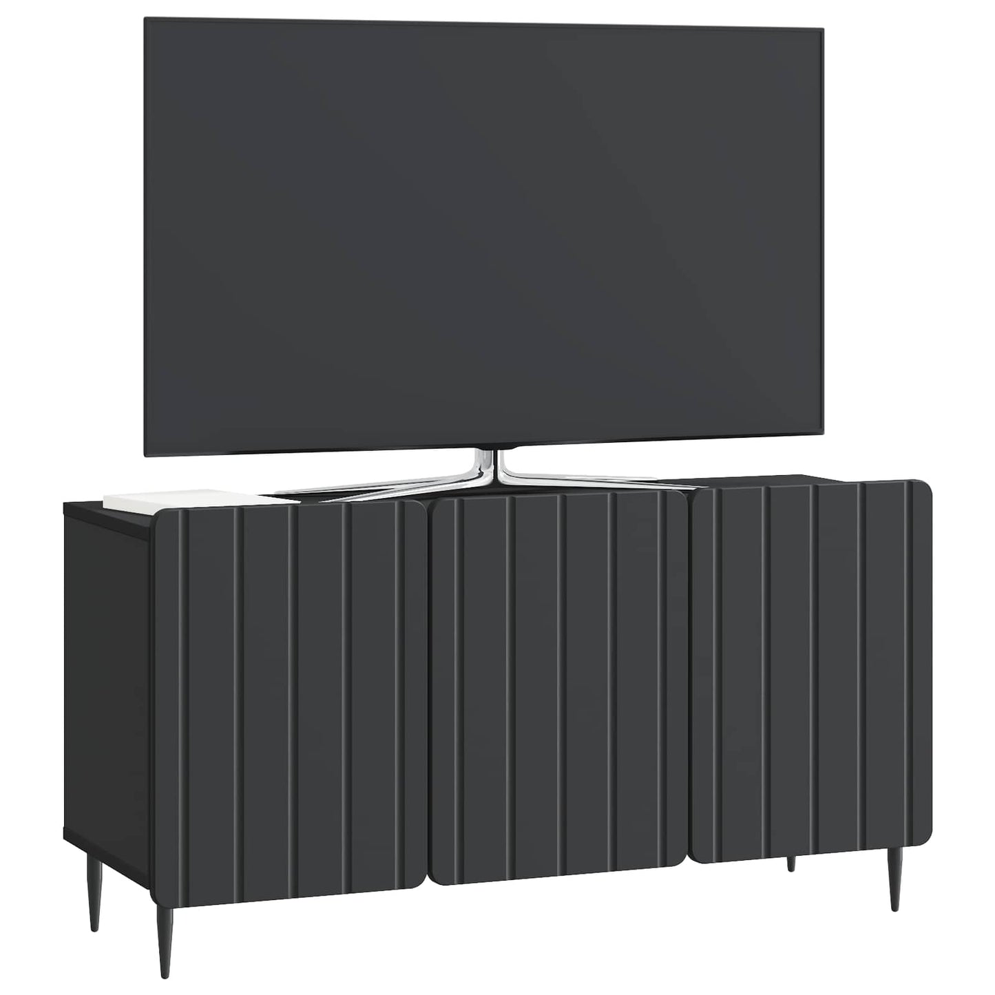 TV-Schränk 99 x 34,5 x 52 cm Schwarz Holzwerkstoff