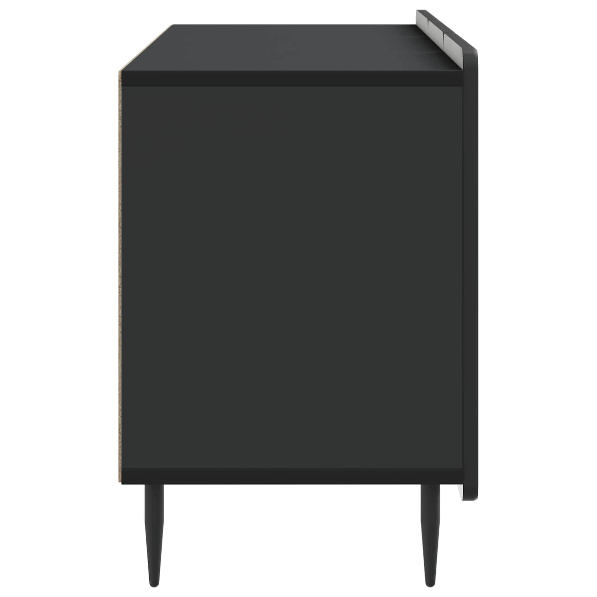 TV-Schränk 99 x 34,5 x 52 cm Schwarz Holzwerkstoff