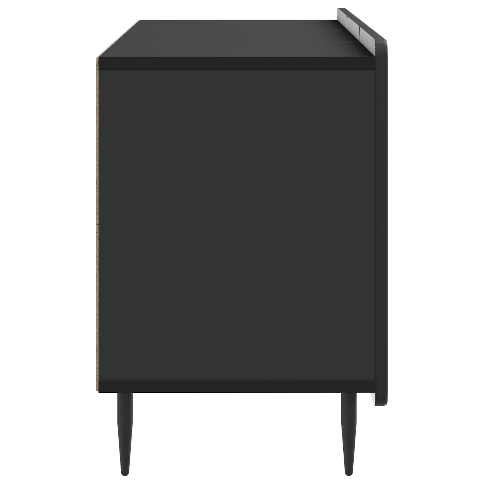 TV-Schränk 99 x 34,5 x 52 cm Schwarz Holzwerkstoff