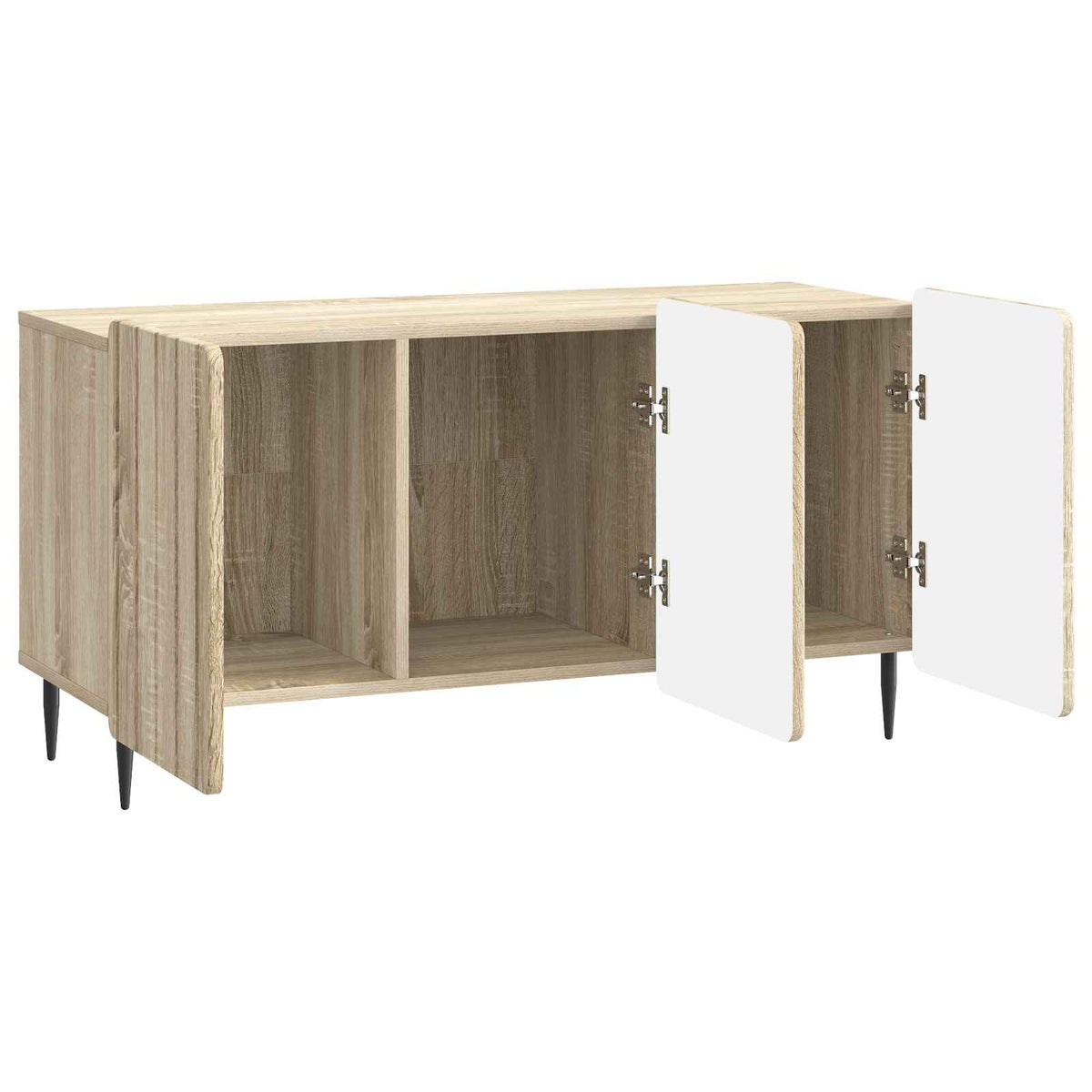 TV-Schränk 99 x 34,5 x 52 cm Sonoma-Eiche Holzwerkstoff