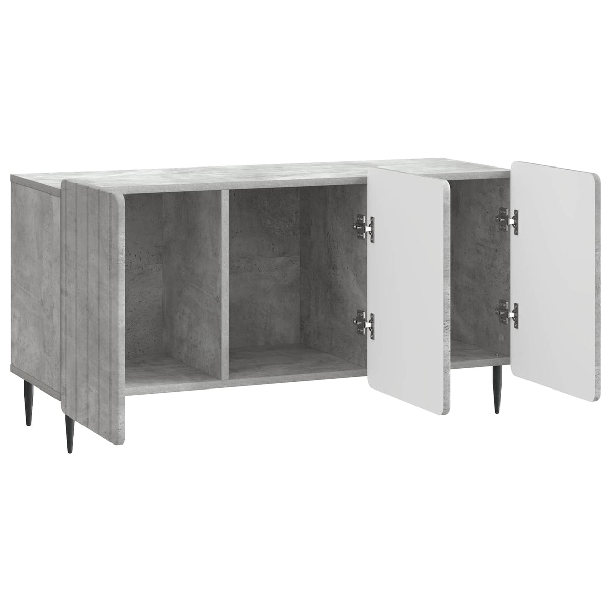 TV-Schränk 99 x 34,5 x 52 cm Betongrau Holzwerkstoff