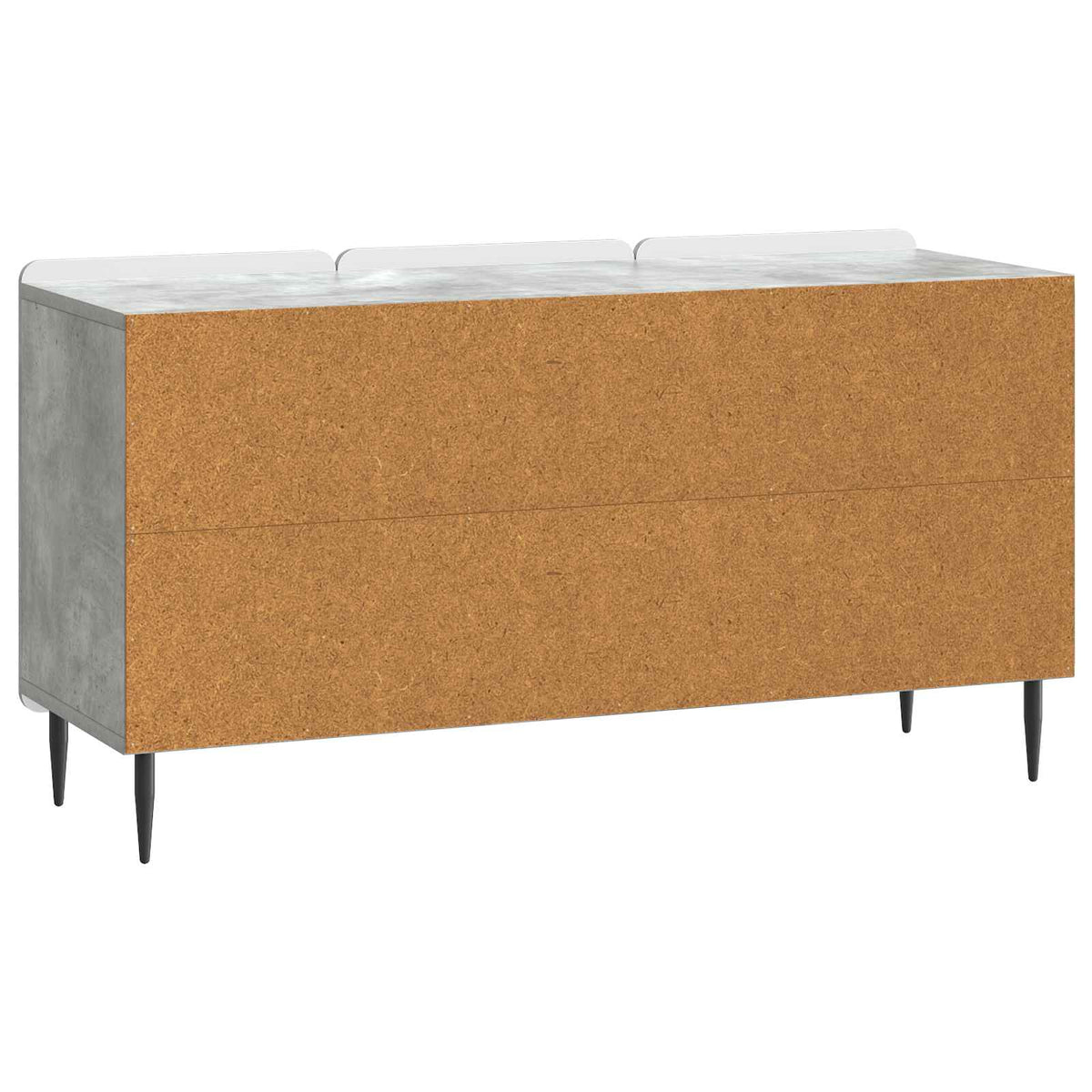 TV-Schränk 99 x 34,5 x 52 cm Betongrau Holzwerkstoff
