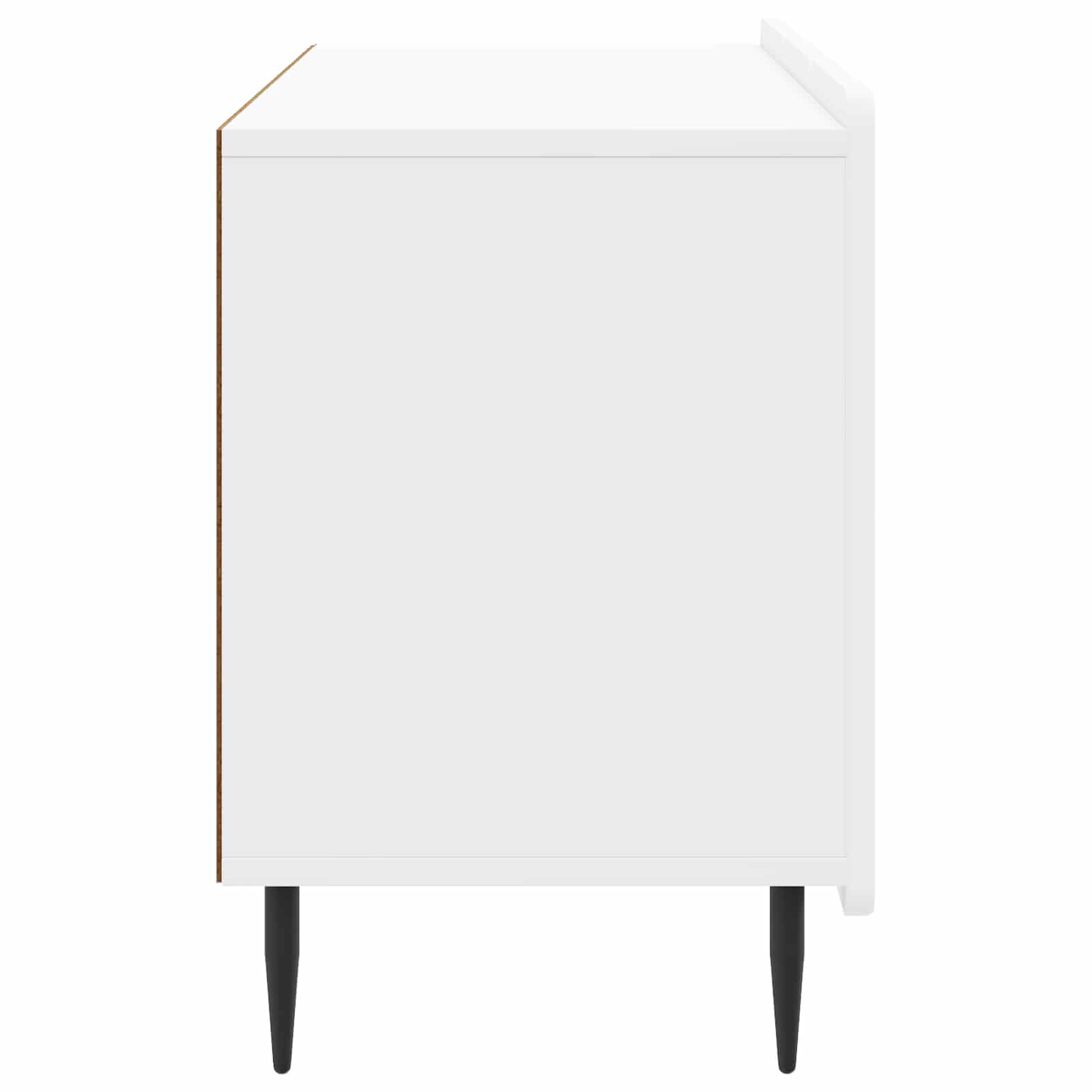 TV-Schränk 99 x 34,5 x 52 cm Hochglanz Weiß Holzwerkstoff