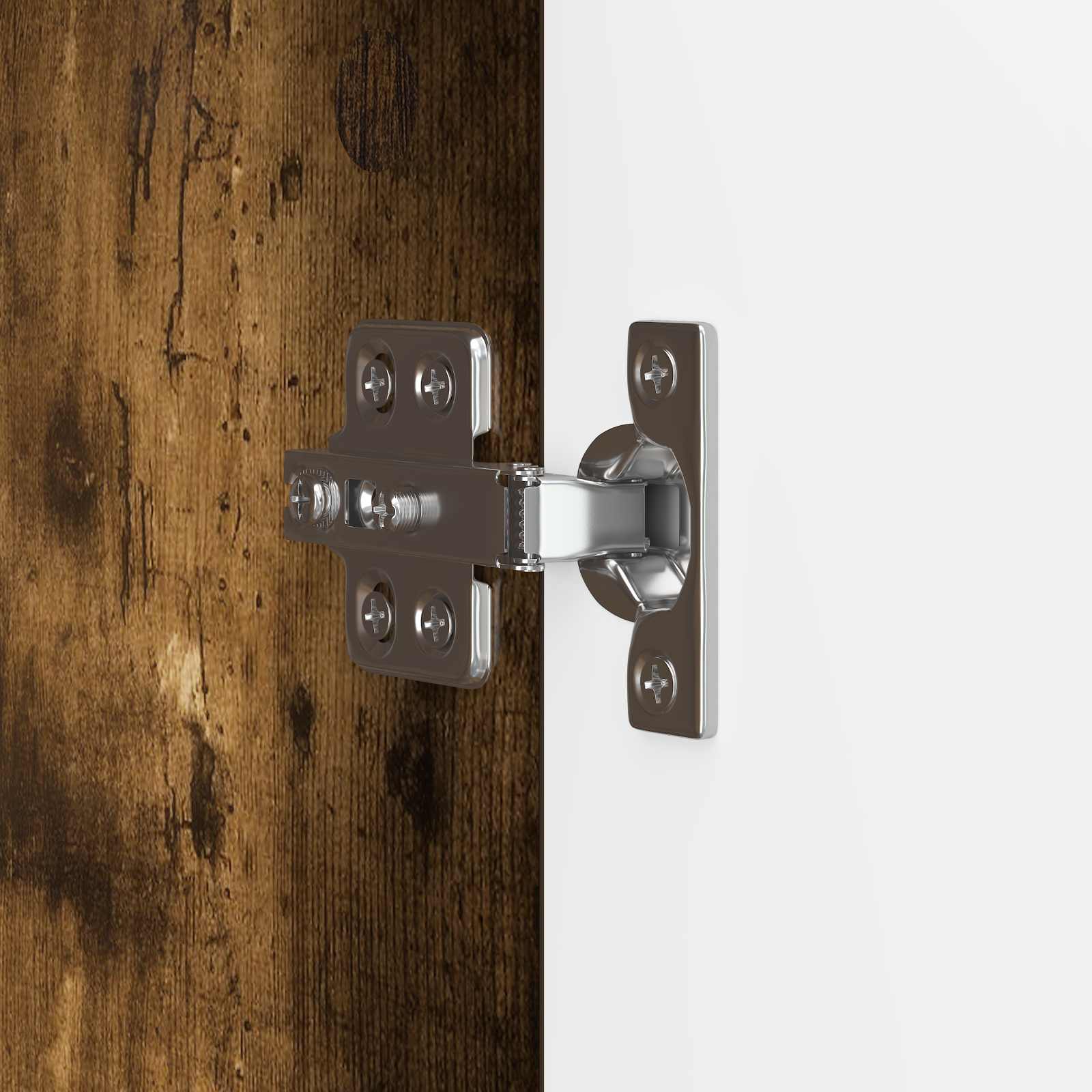 TV-Schränk 99 x 34,5 x 52 cm Räuchereiche Holzwerkstoff