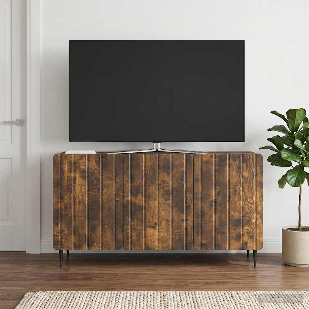 TV-Schränk 99 x 34,5 x 52 cm Räuchereiche Holzwerkstoff