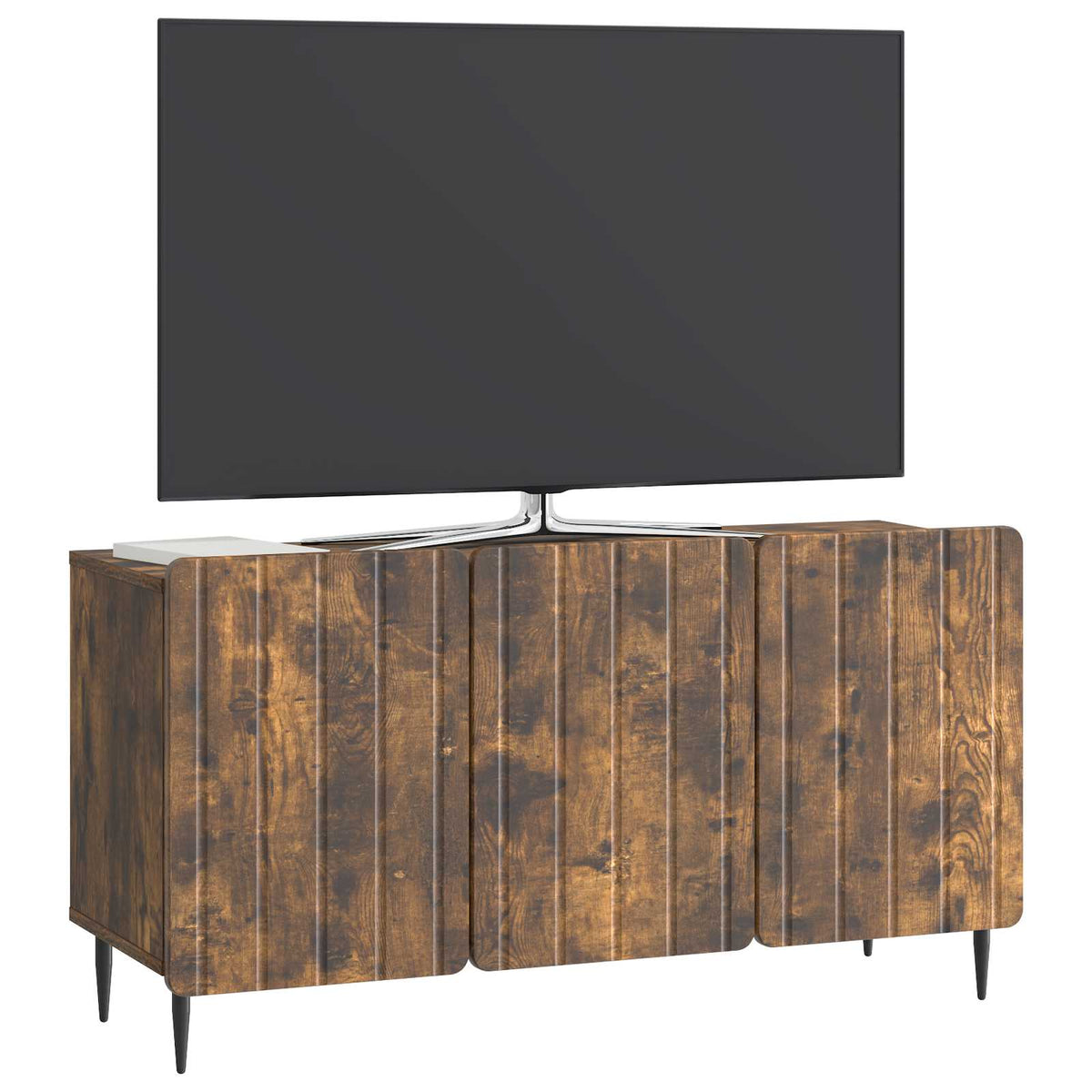 TV-Schränk 99 x 34,5 x 52 cm Räuchereiche Holzwerkstoff