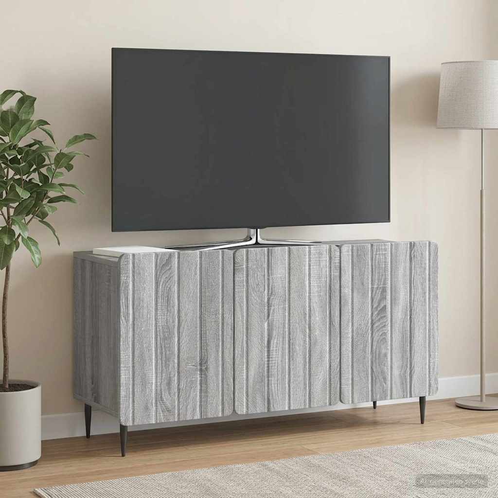 TV-Schränk 99 x 34,5 x 52 cm Sonoma-Grau Holzwerkstoff