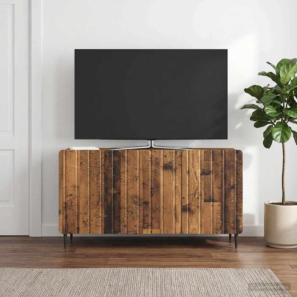 TV-Schränk 99 x 34,5 x 52 cm Altholz Holzwerkstoff