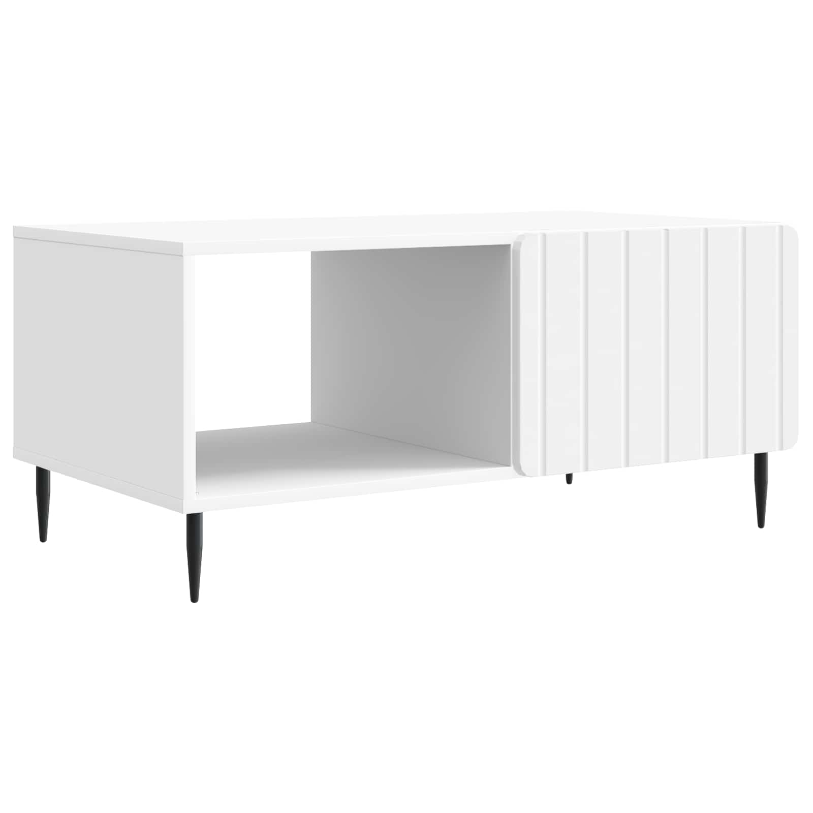 Couchtisch Weiß 90 x 50 x 40 cm Holzwerkstoff