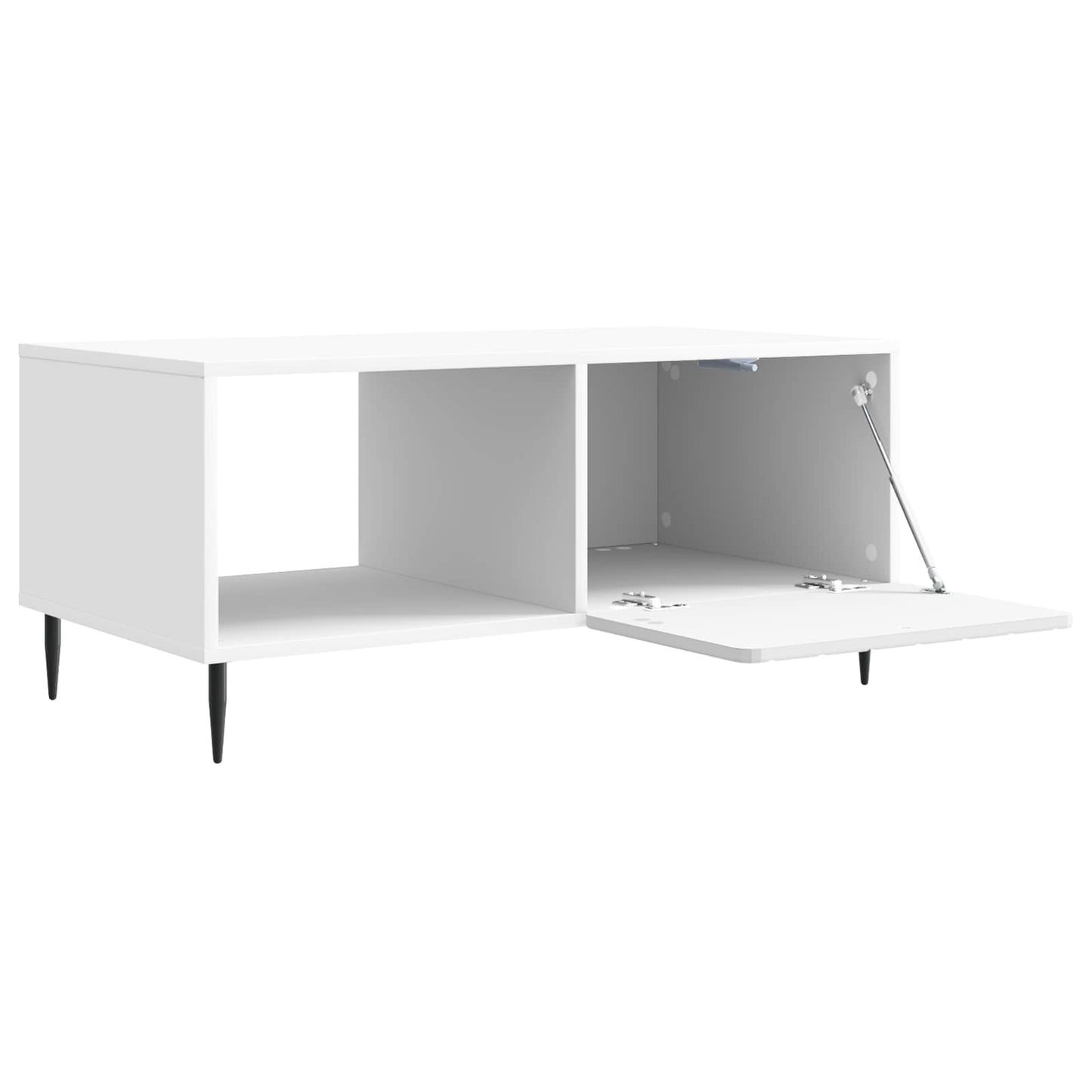 Couchtisch Weiß 90 x 50 x 40 cm Holzwerkstoff
