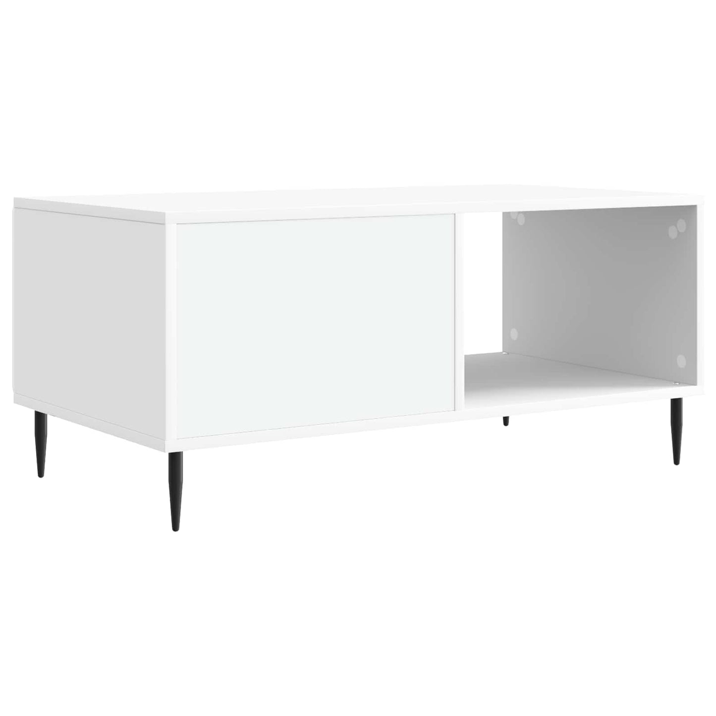 Couchtisch Weiß 90 x 50 x 40 cm Holzwerkstoff
