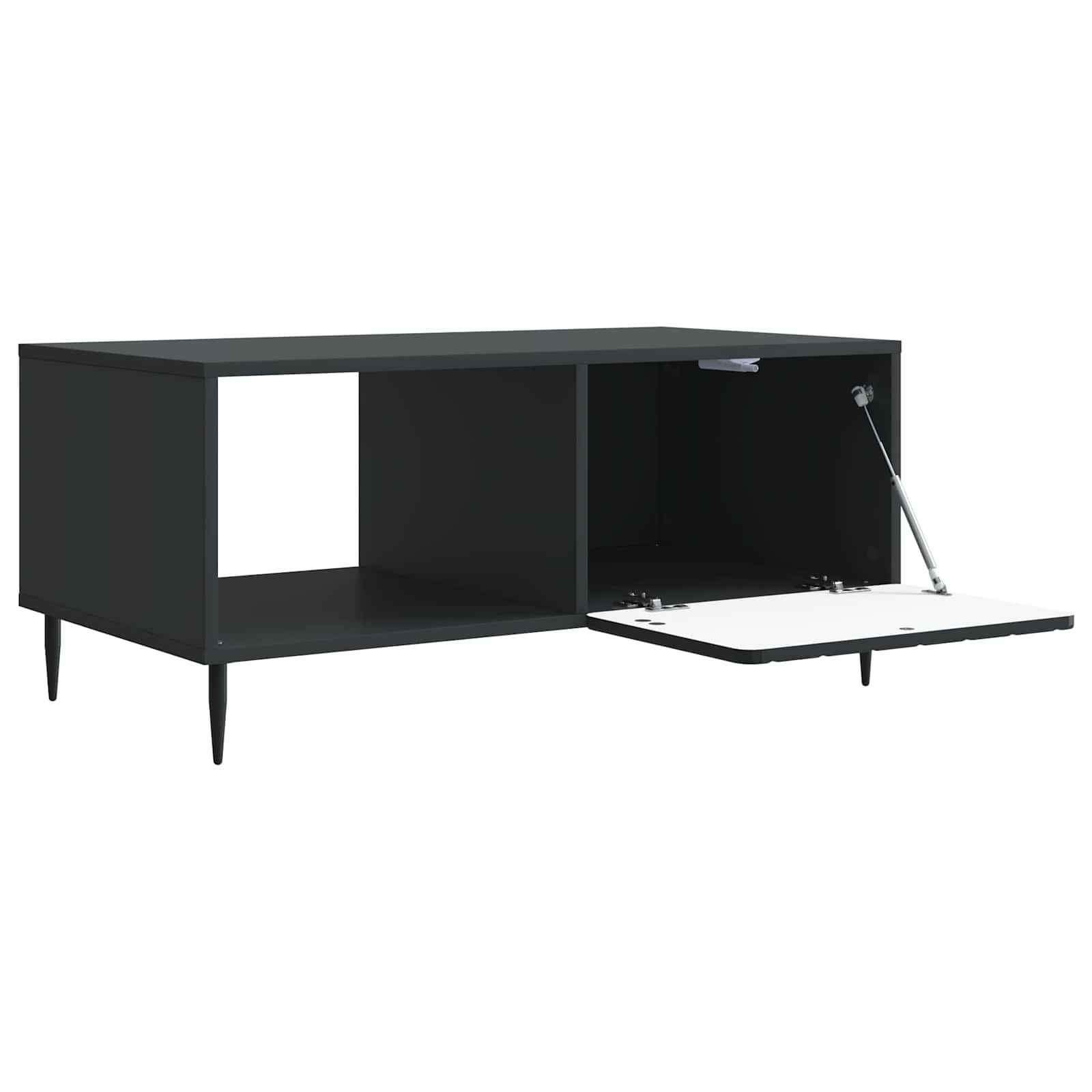 Couchtisch Schwarz 90 x 50 x 40 cm Holzwerkstoff