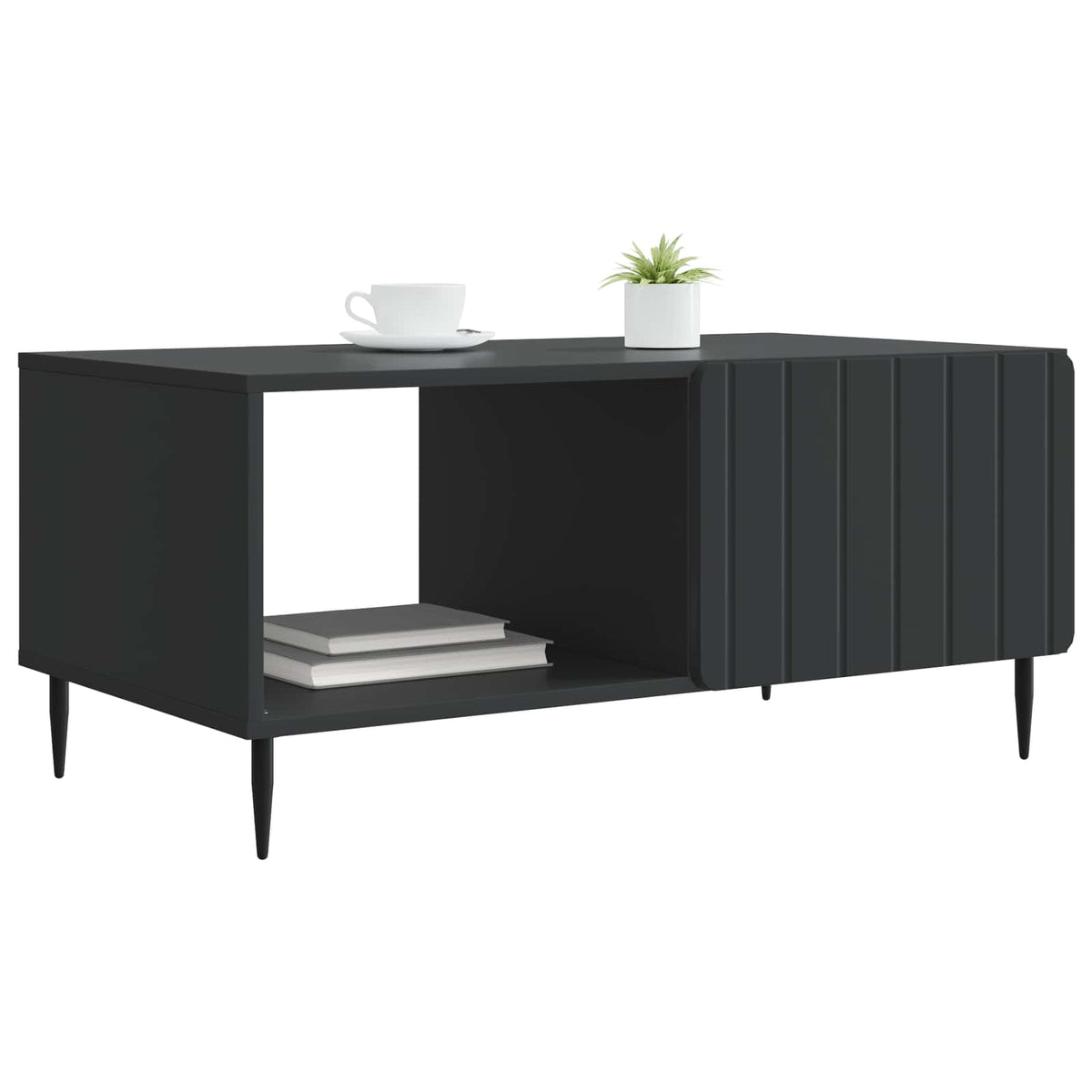 Couchtisch Schwarz 90 x 50 x 40 cm Holzwerkstoff