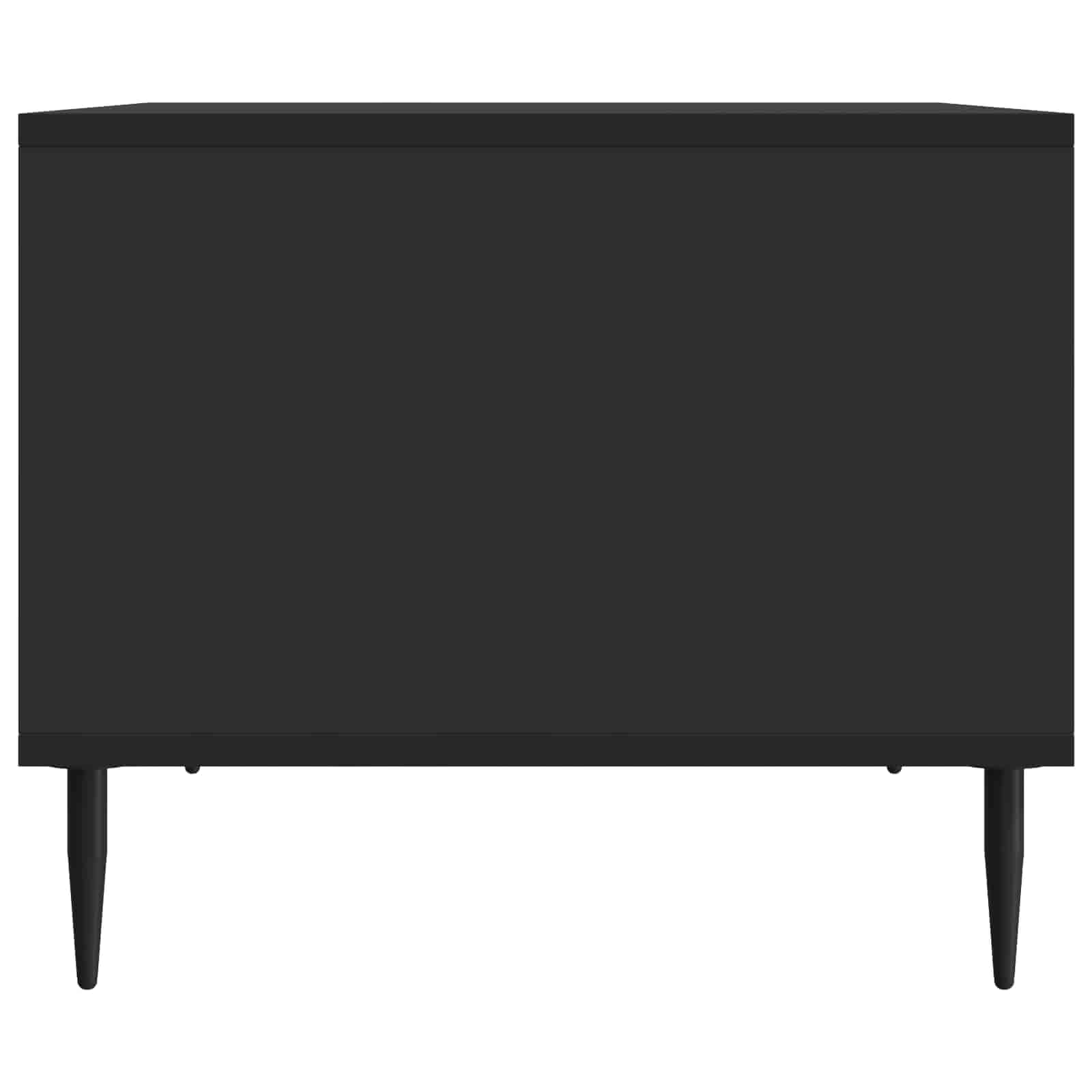 Couchtisch Schwarz 90 x 50 x 40 cm Holzwerkstoff