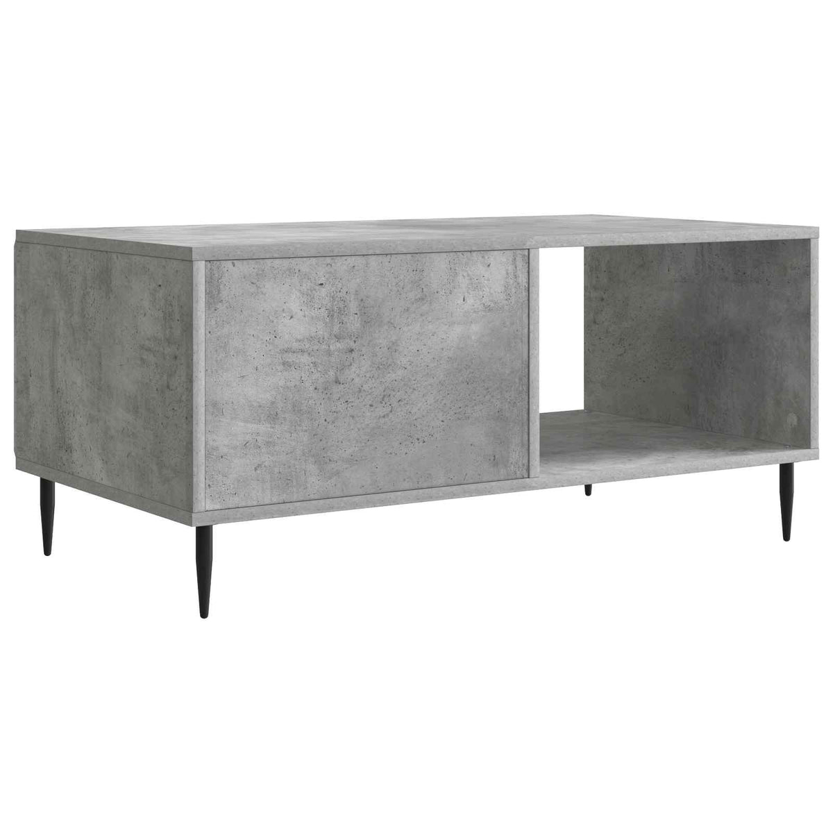 Couchtisch Betongrau 90 x 50 x 40 cm Holzwerkstoff