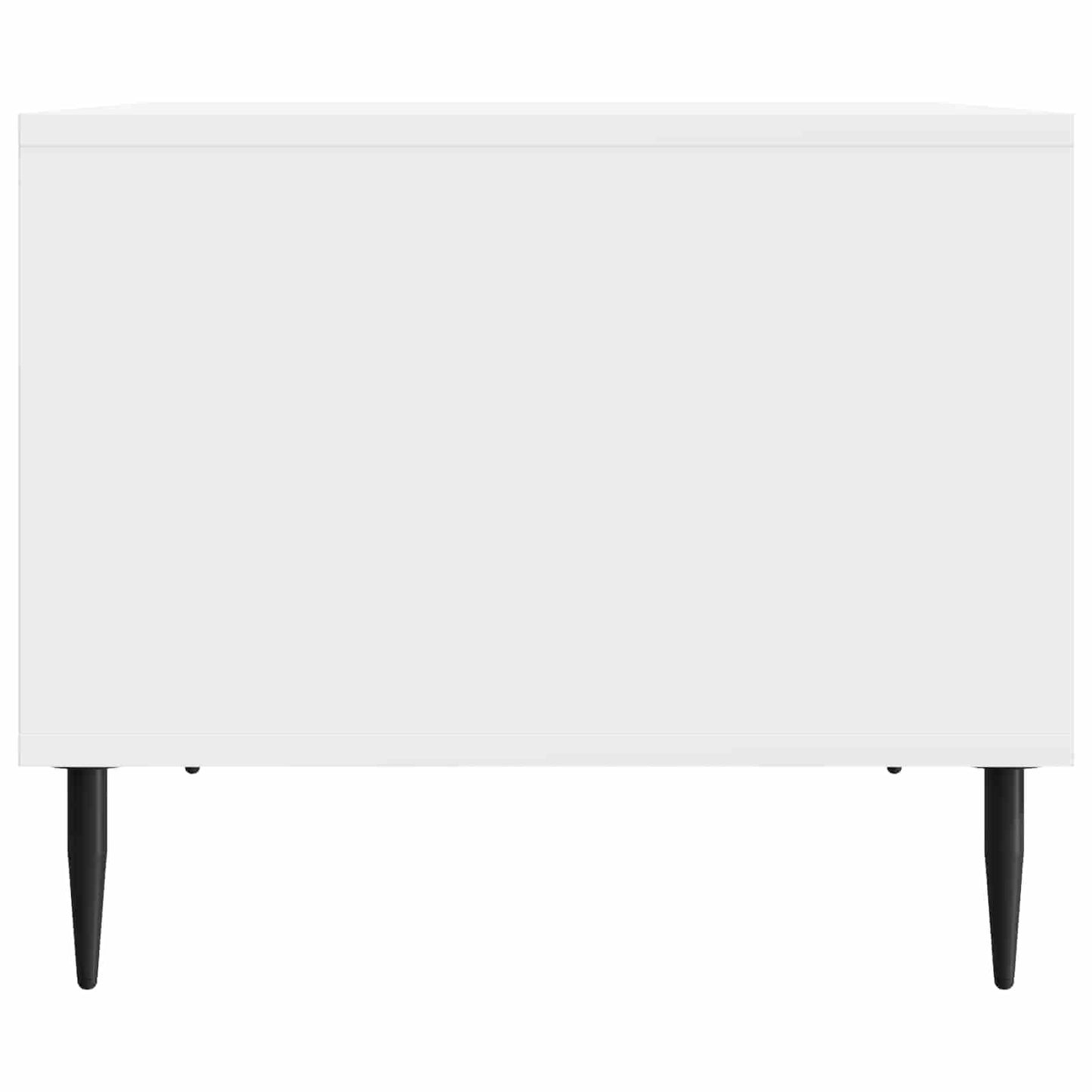 Couchtisch Hochglanz Weiß 90 x 50 x 40 cm Holzwerkstoff