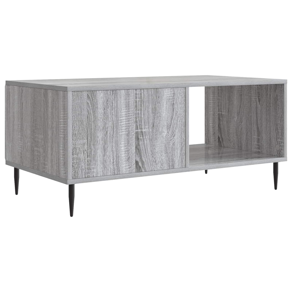 Couchtisch Grau Sonoma 90 x 50 x 40 cm Holzwerkstoff