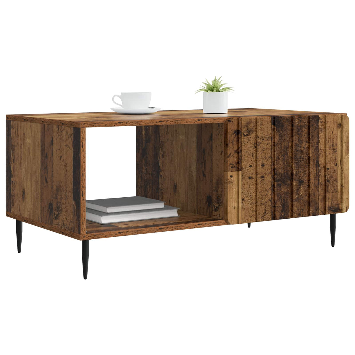 Couchtisch Altholz 90 x 50 x 40 cm Holzwerkstoff