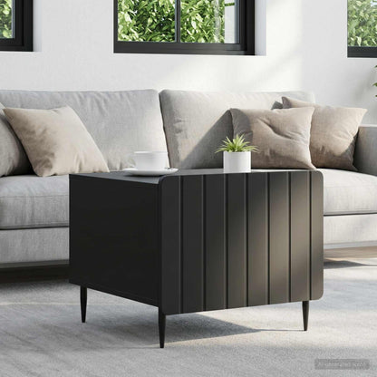 Couchtisch mit Schubladen Schwarz 49 x 50 x 42 cm Holzwerkstoff
