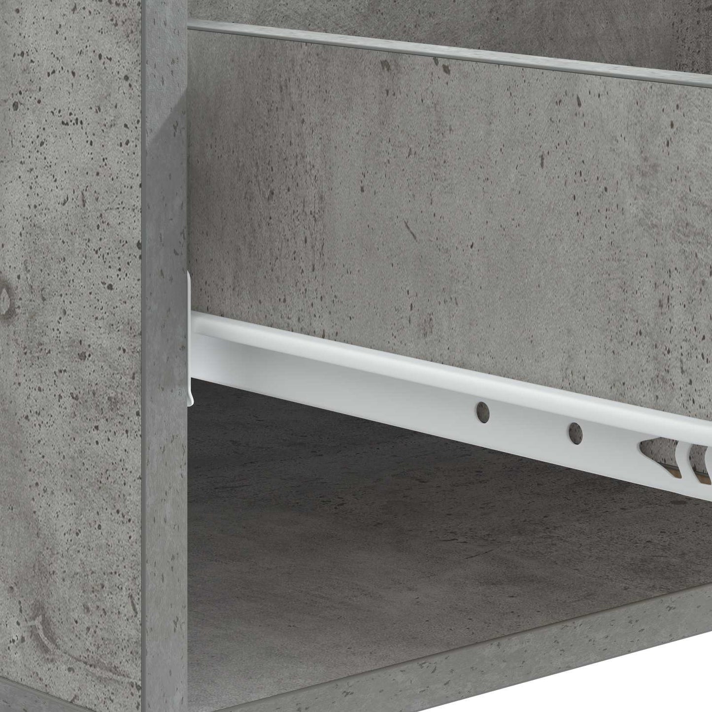 Couchtisch Betongrau 49 x 50 x 42 cm Holzwerkstoff