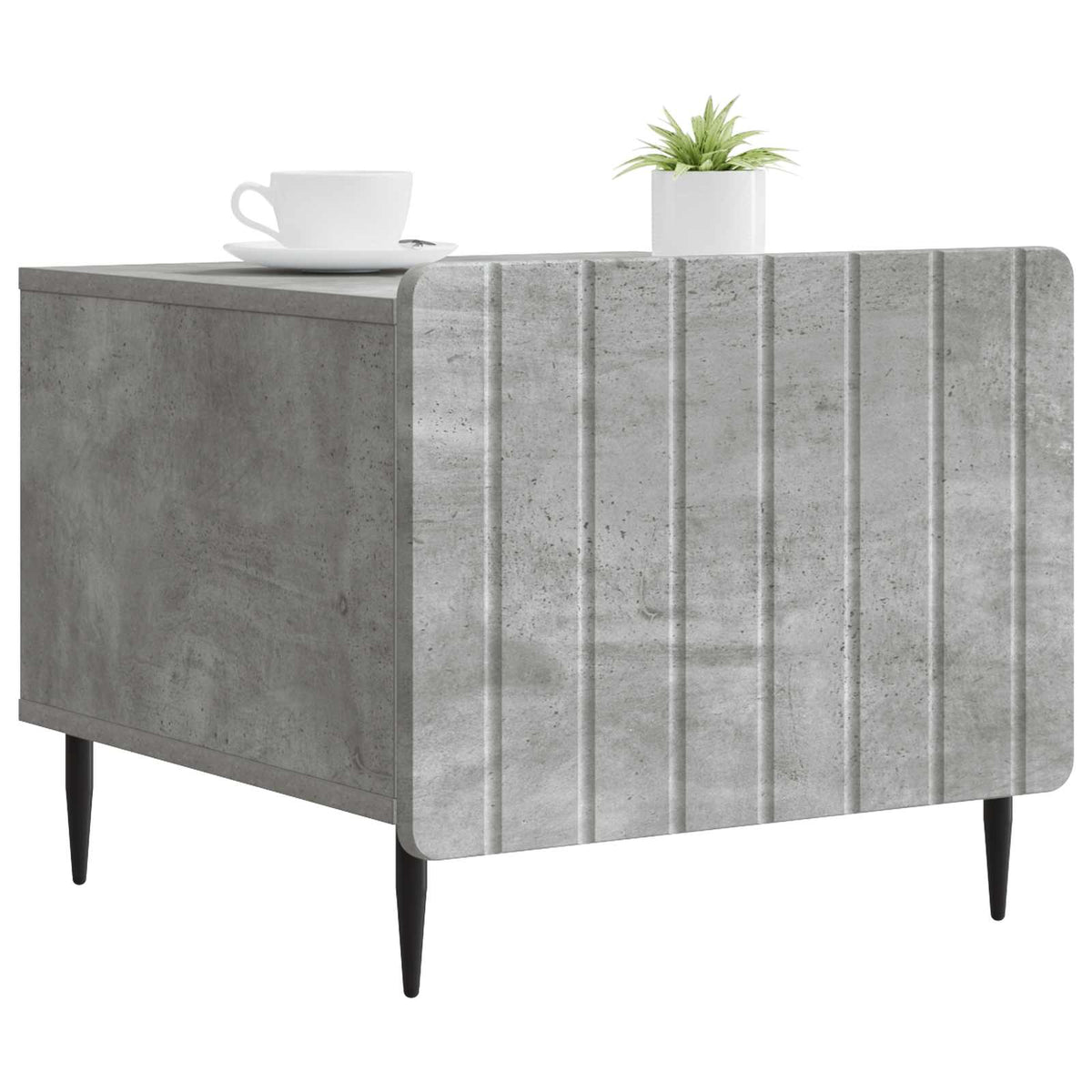 Couchtisch Betongrau 49 x 50 x 42 cm Holzwerkstoff