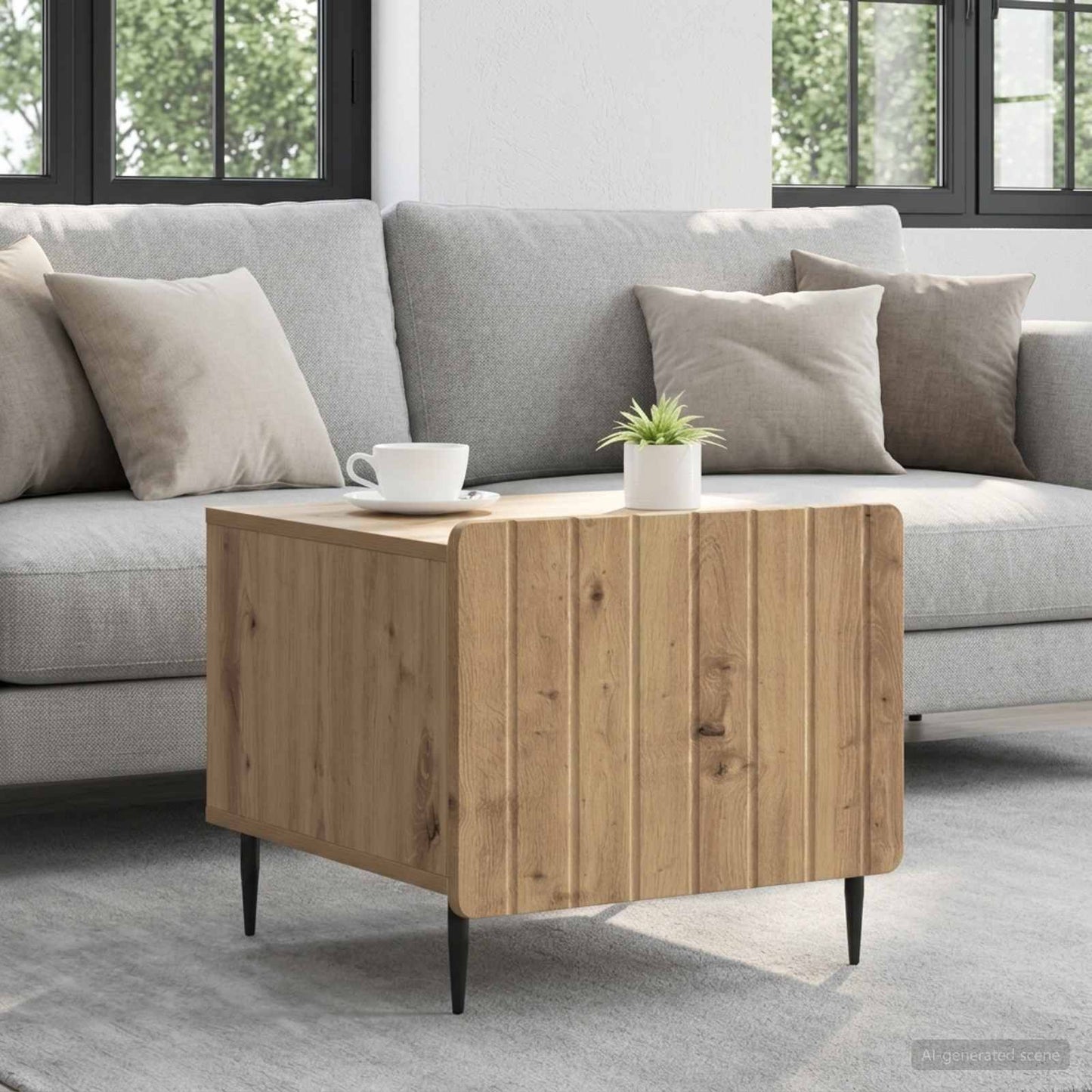 Couchtisch Artisan-Eiche 49 x 50 x 42 cm Holzwerkstoff