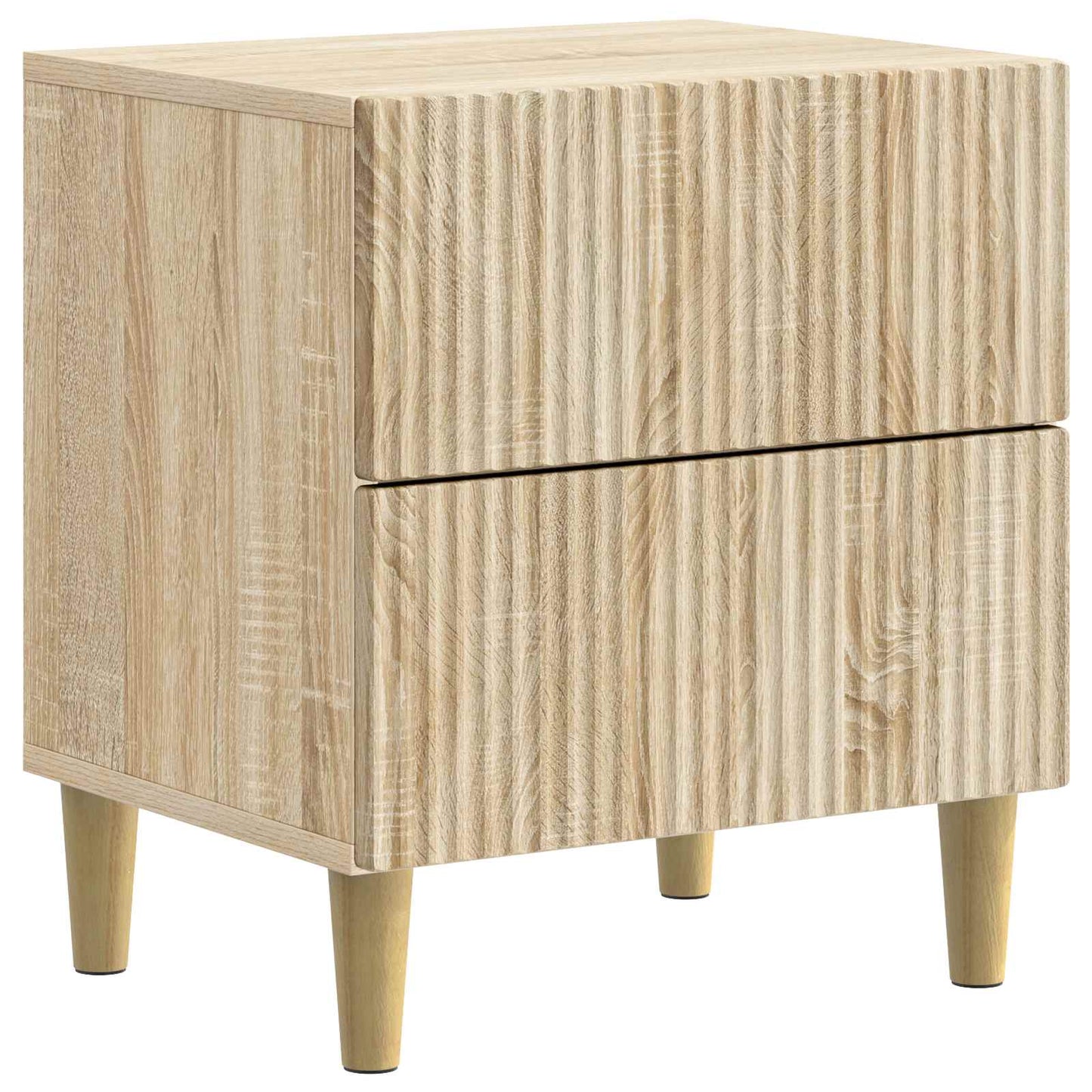 Nachttisch 2 Stk. Sonoma-Eiche 43 x 34,5 x 48 cm Holzwerkstoff