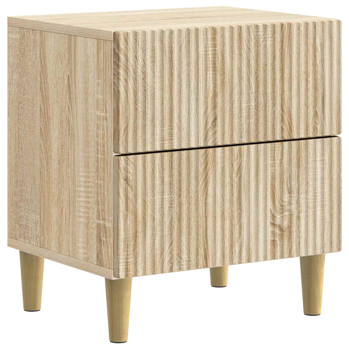Nachttisch 2 Stk. Sonoma-Eiche 43 x 34,5 x 48 cm Holzwerkstoff